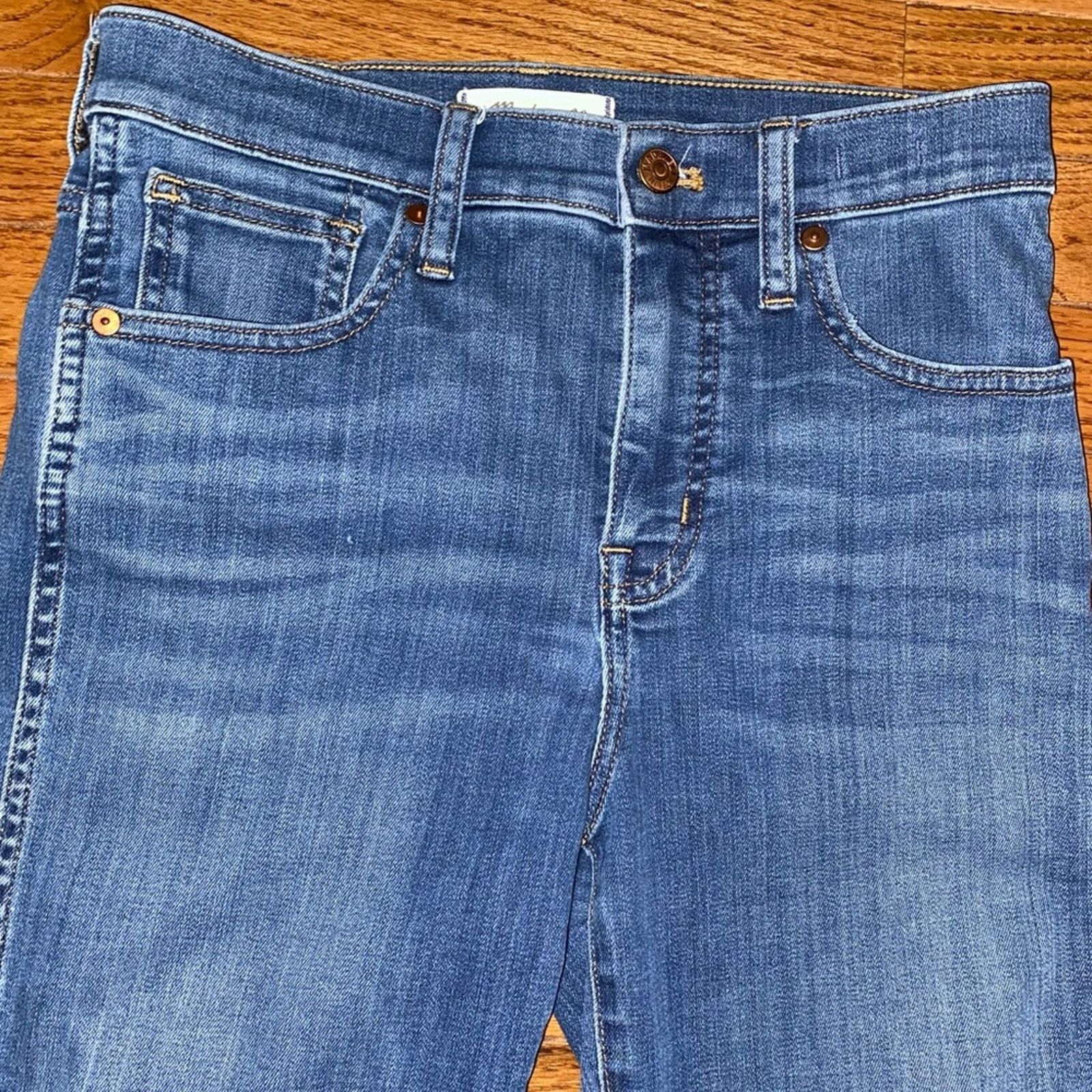 Madewell Madewell $138 Stovepipe Stretch High Rise Jeans 26”EUC Size 26" / US 2 / IT 38 - 4 Thumbnail