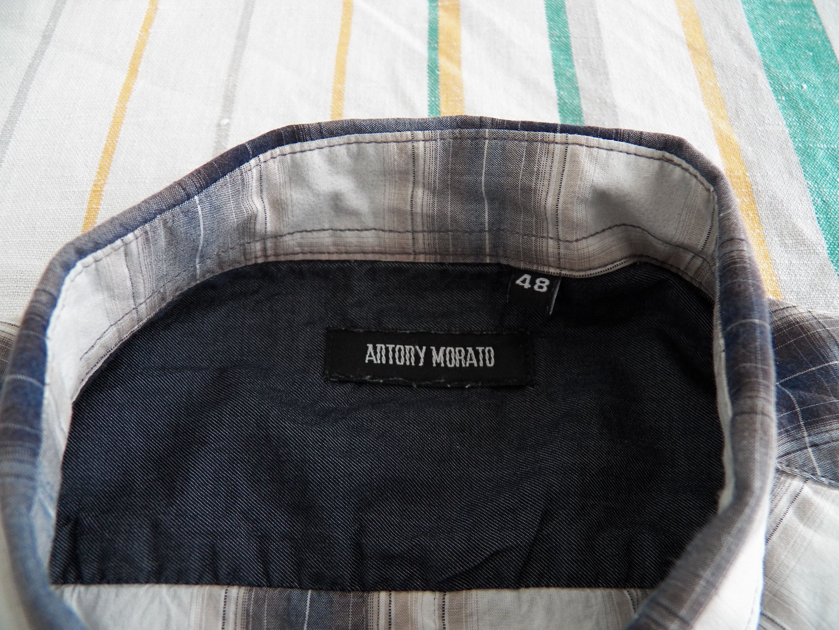 Antony Morato Antony Morato Mens Shirt Size 48 S-M? multi check cotton Size US M / EU 48-50 / 2 - 4 Thumbnail