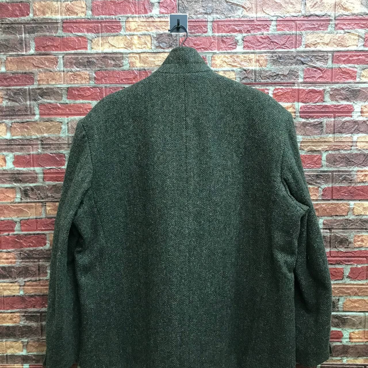 L.L. Bean Vintage 90s L.L. Bean Wool Herringbone Chore Quilted Field Size US XL / EU 56 / 4 - 6 Thumbnail