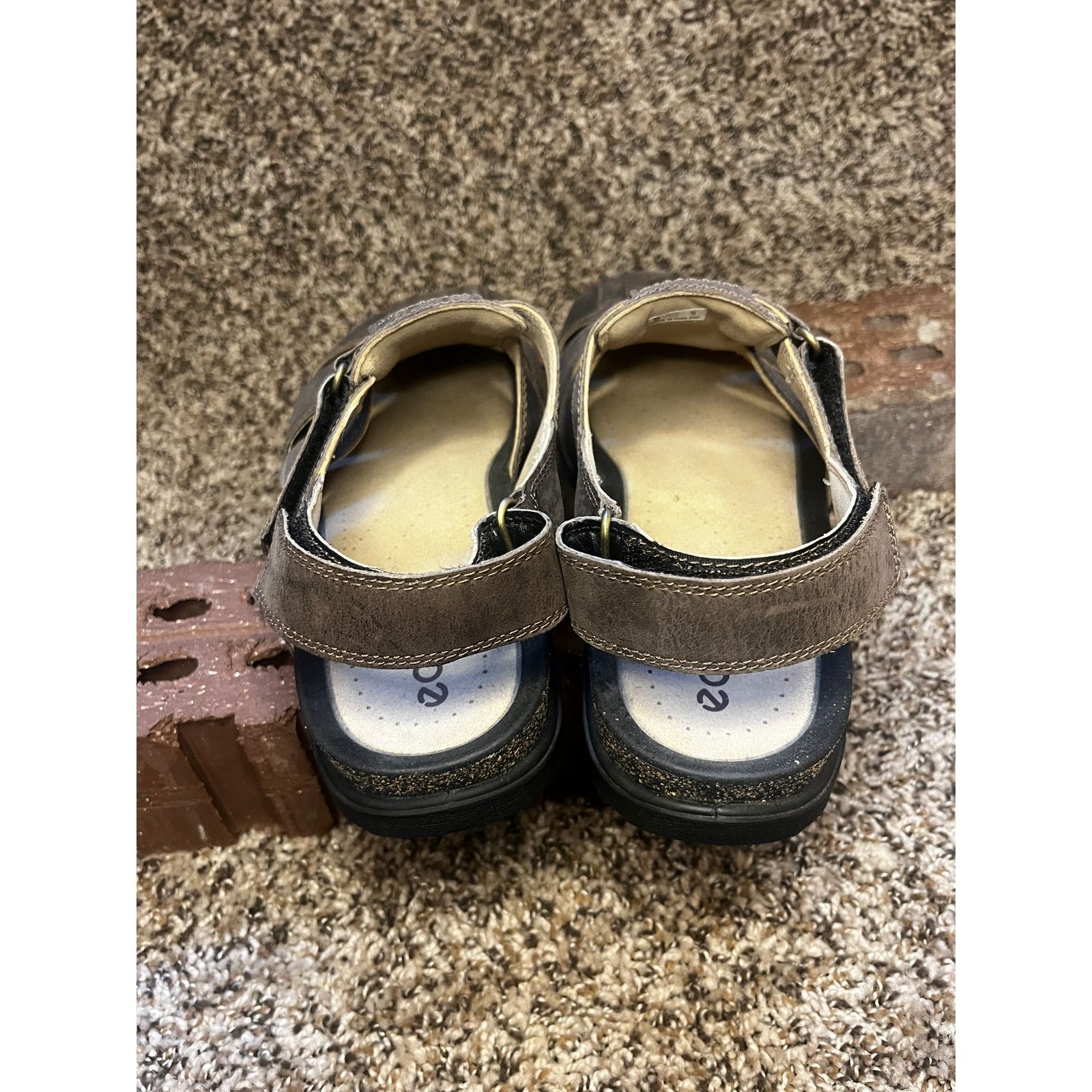 Ecco Ecco Leather Fisherman Slingback Sandal Taupe Brown Men 10.5 Size US 10.5 / EU 43-44 - 5 Thumbnail