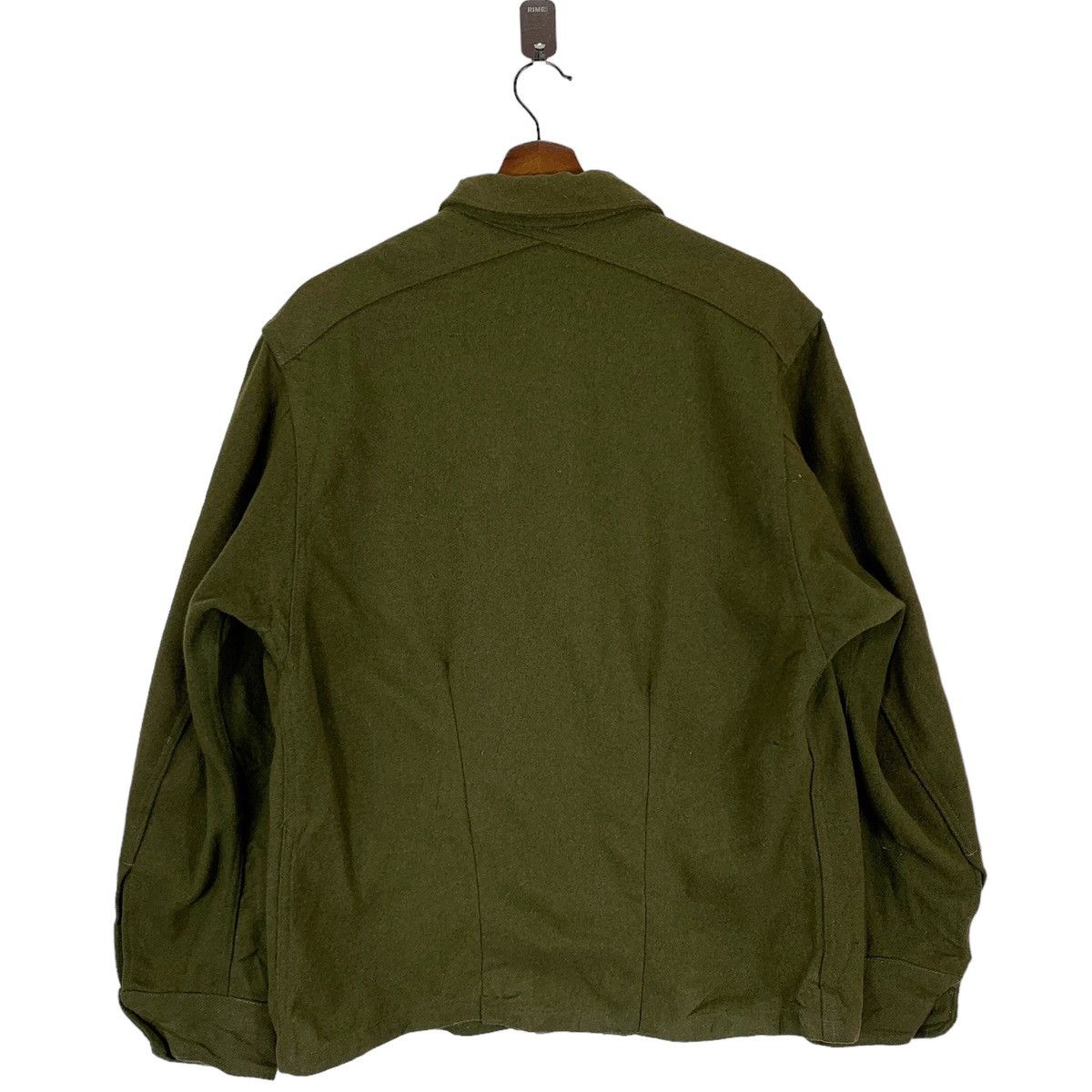 Vintage VINTAGE BSA MOTORCYCLE GREEN OLIVE WOOL BUTTON SHIRT Size US M / EU 48-50 / 2 - 6 Thumbnail