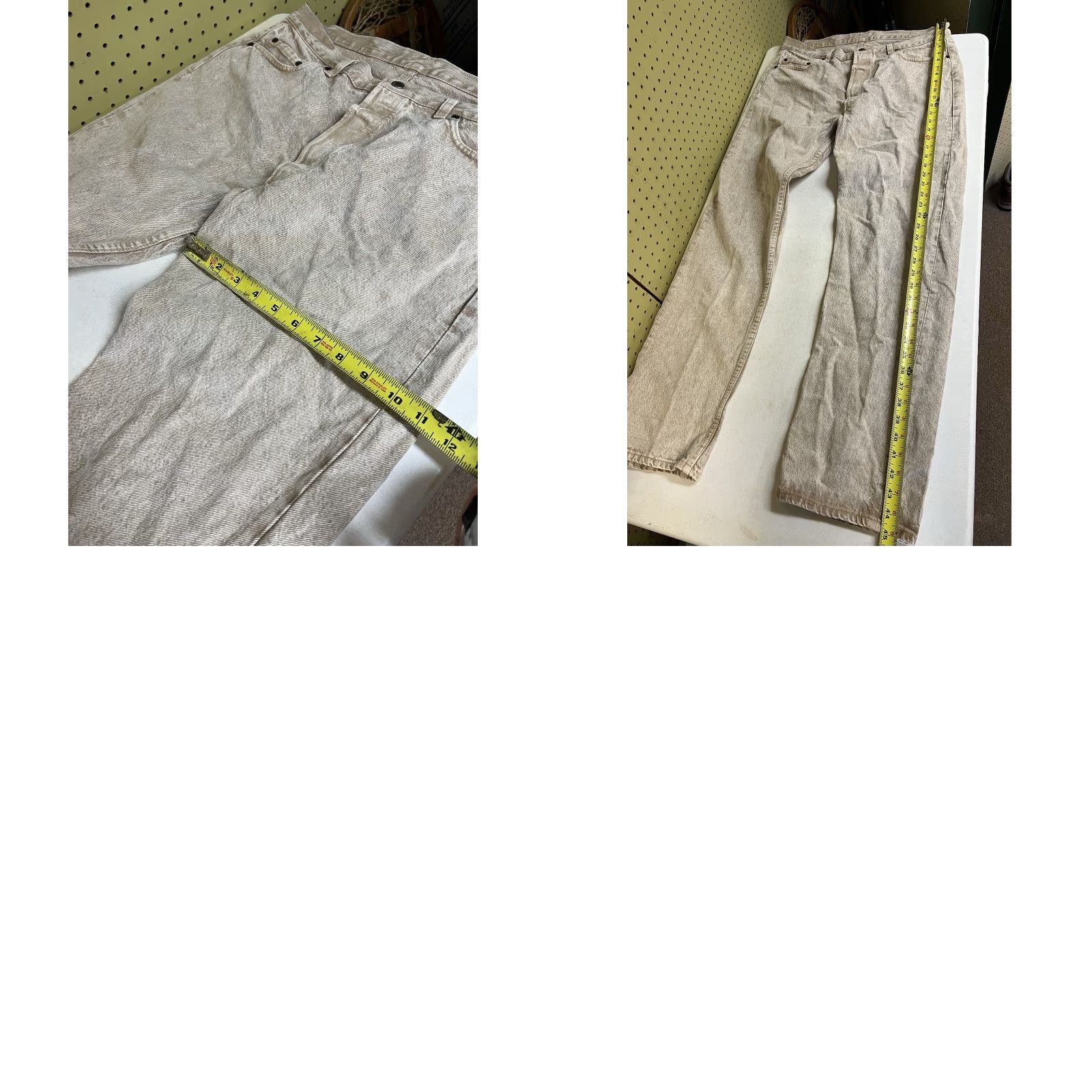 Levi's VINTAGE Levi’s 501 Jeans Denim 36 Regular USA Mens Size 36x34 Button Closure Cotton Straight Gold Inseam 34 Model Levi's 501 Size US 36 / EU 52 - 9 Thumbnail