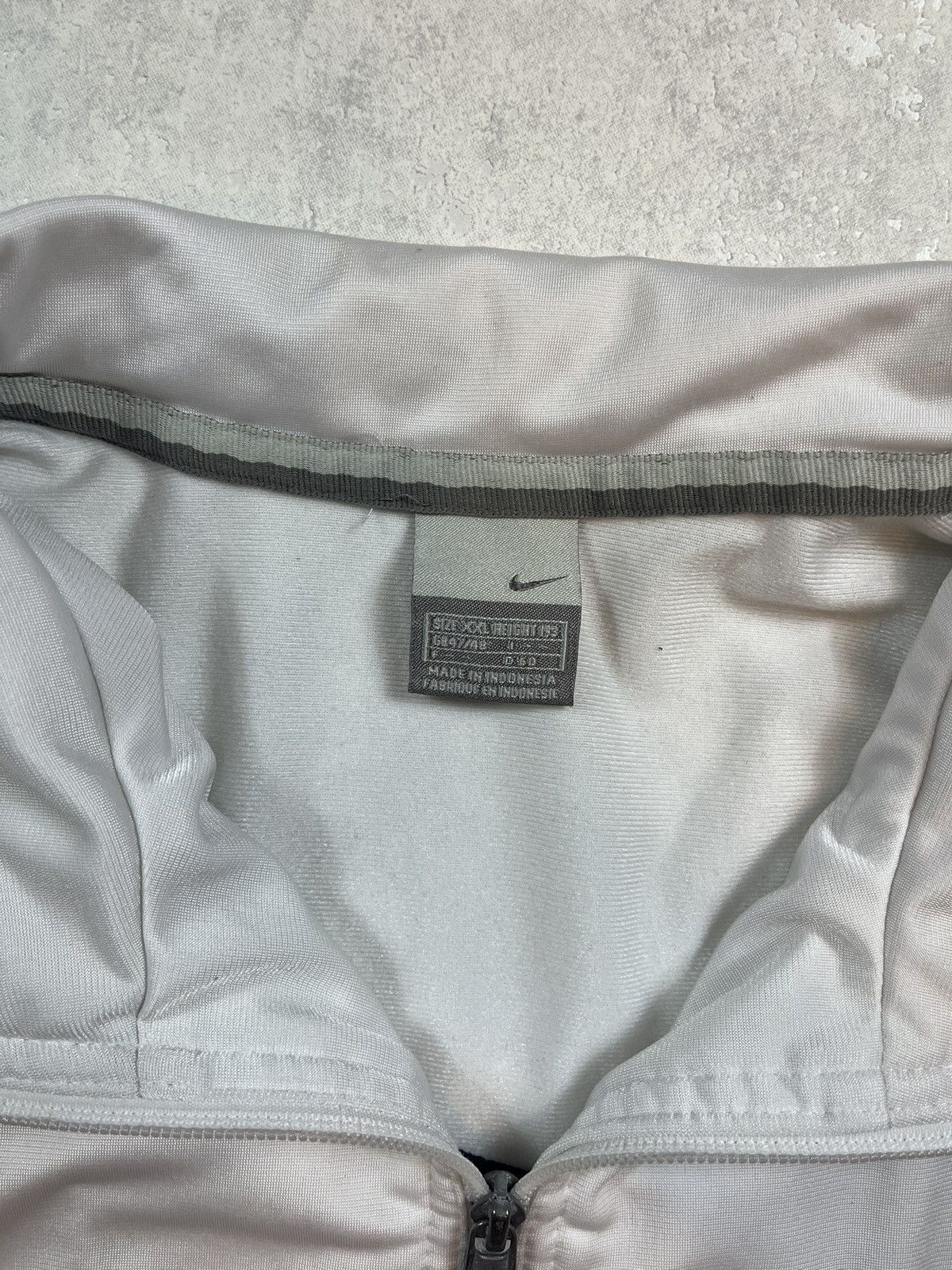 Nike × Vintage 90s Nike Double Swoosh Vintage Y2K Oversized Track Jacket Size US XL / EU 56 / 4 - 4 Thumbnail
