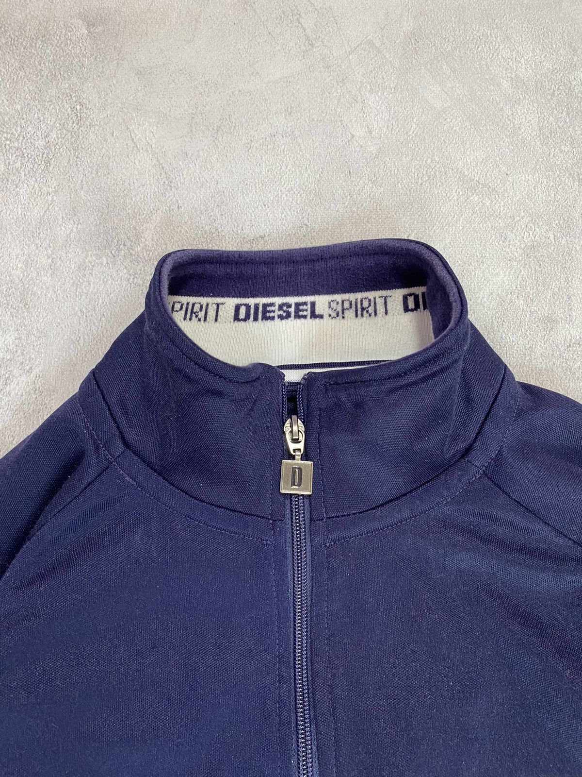 Diesel 🩵 Vintage Zip Up Diesel Track Light Jacket Size US M / EU 48-50 / 2 - 5 Thumbnail