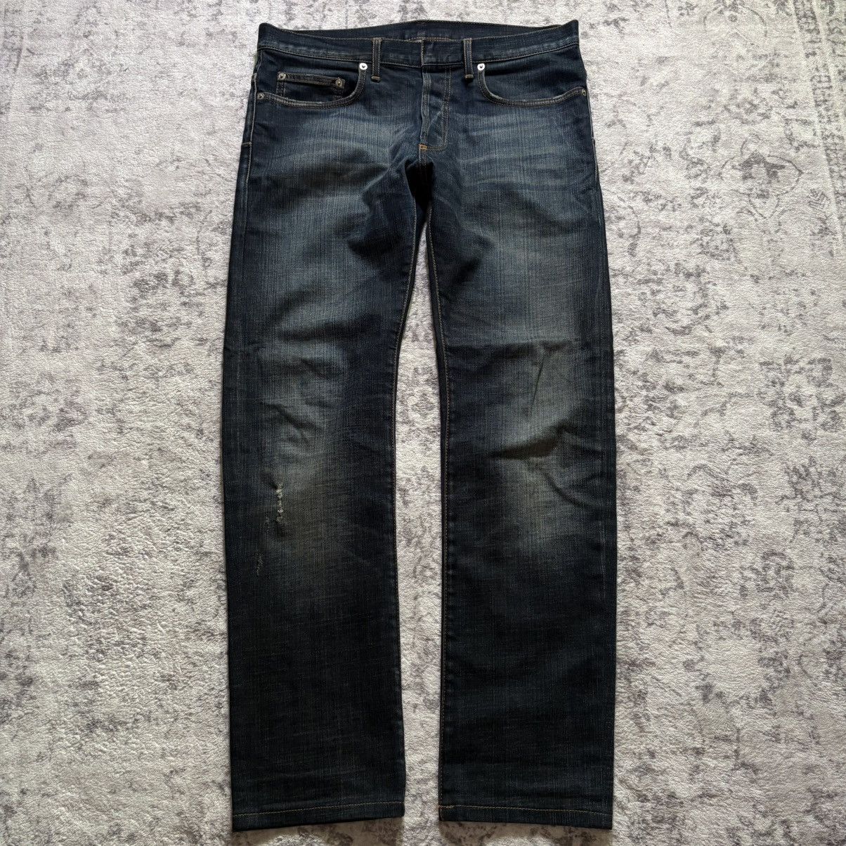 Dior × Hedi Slimane Dior Homme AW08 Stone Wash Skinny Jeans Grey