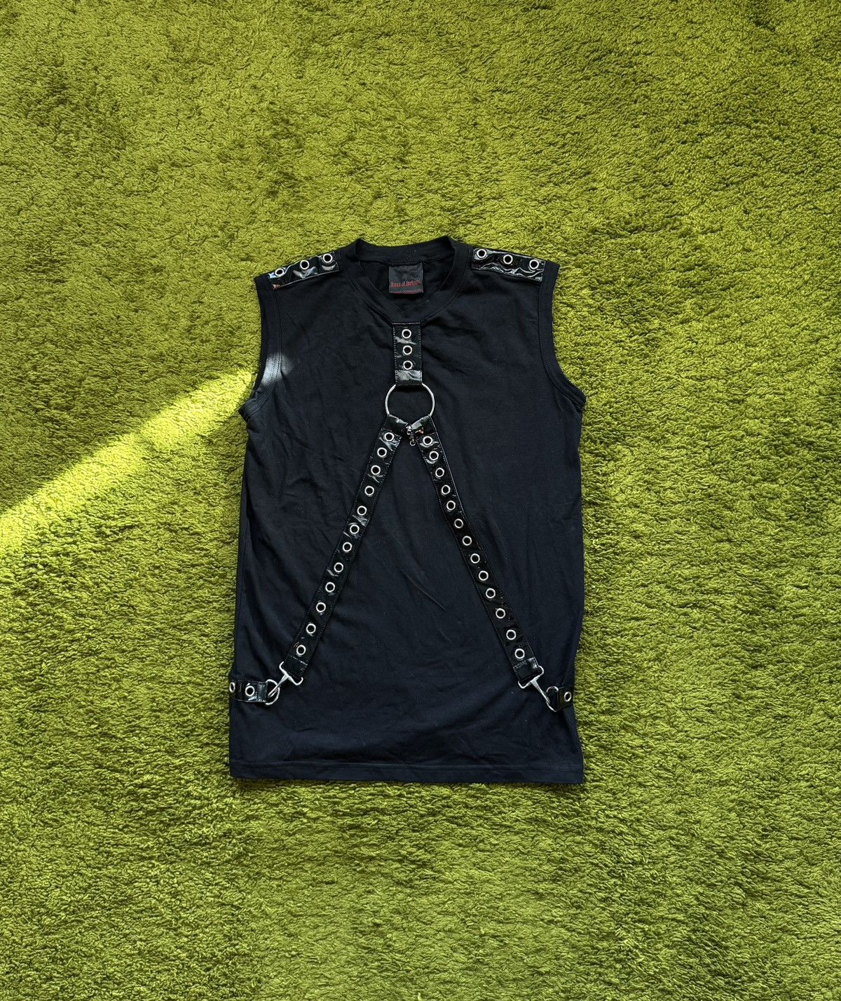 Other 🦇 Queen of Darkness avant garde bondage gothic tank top Y2K Size US L / EU 52-54 / 3 - 1 Thumbnail