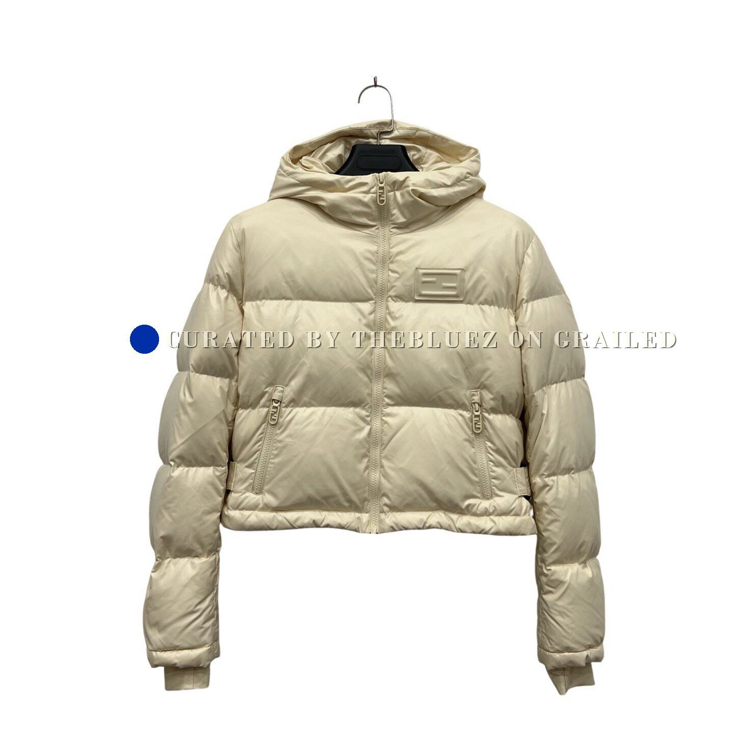 Fendi Fendi Beige Hooded Down Jacket Size M / US 6-8 / IT 42-44 - 1 Thumbnail