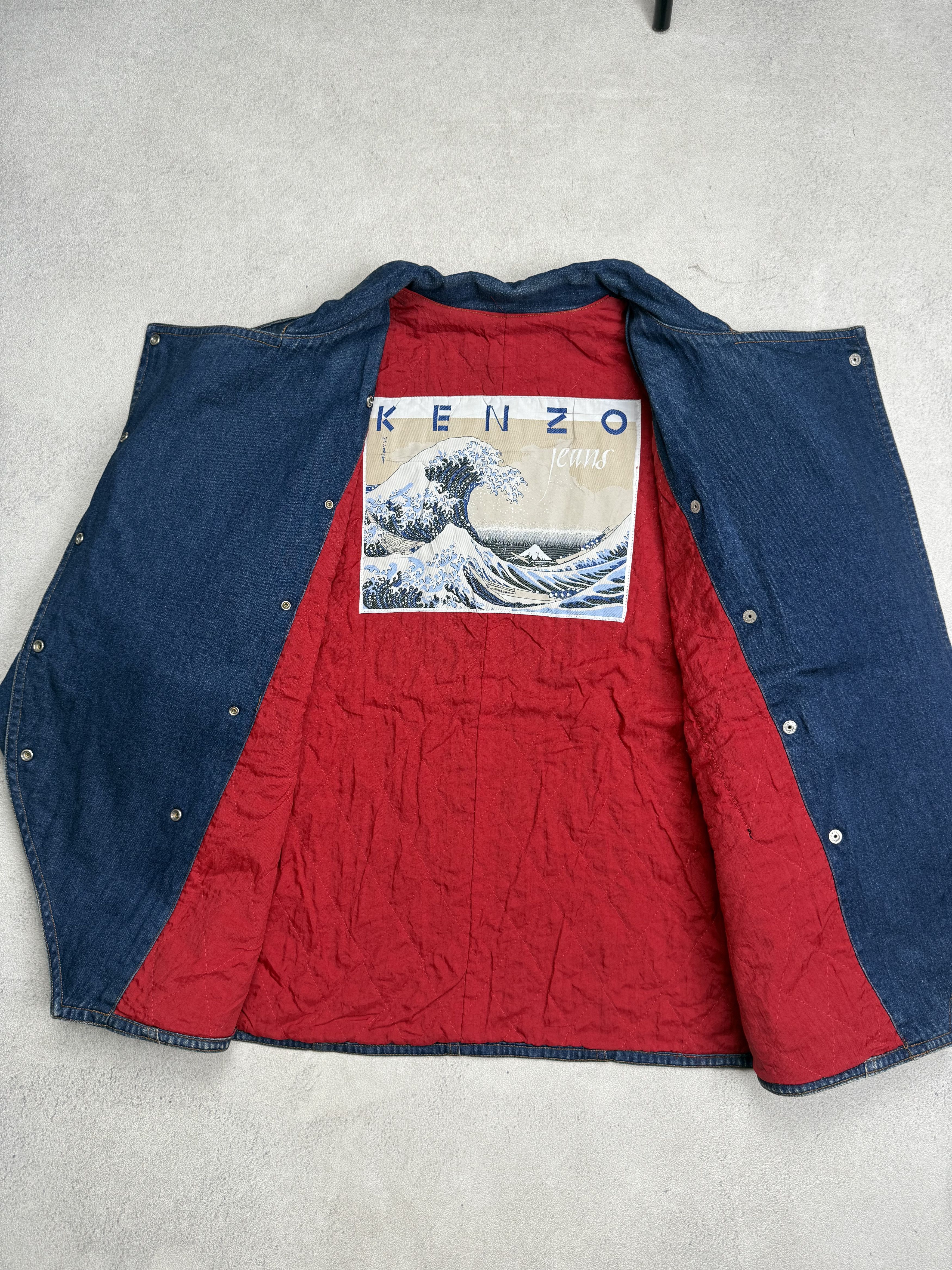 Kenzo Vintage Kenzo Denim Jacket Size US M / EU 48-50 / 2 - 2 Thumbnail