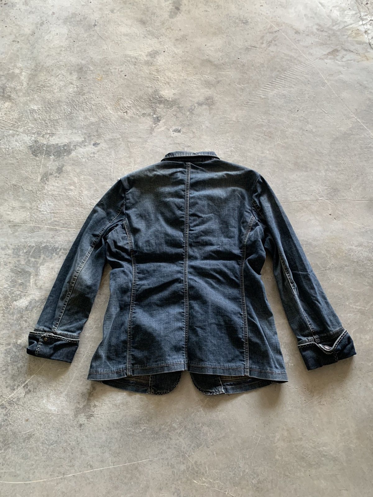 Designer × Marithe + Francois Girbaud RARE VINTAGE marithe francois girbaud MFG denim jacket/coat Size US M / EU 48-50 / 2 - 2 Thumbnail