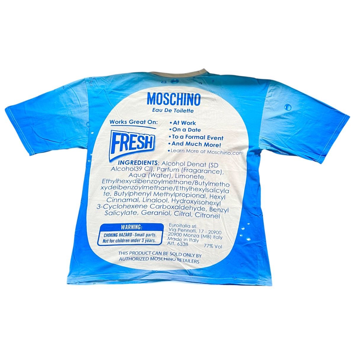 Moschino RARE 🧼🫧🧽 MOSCHINO FRESH T-SHIRT print jeremy scott swag Size US XL / EU 56 / 4 - 5 Thumbnail