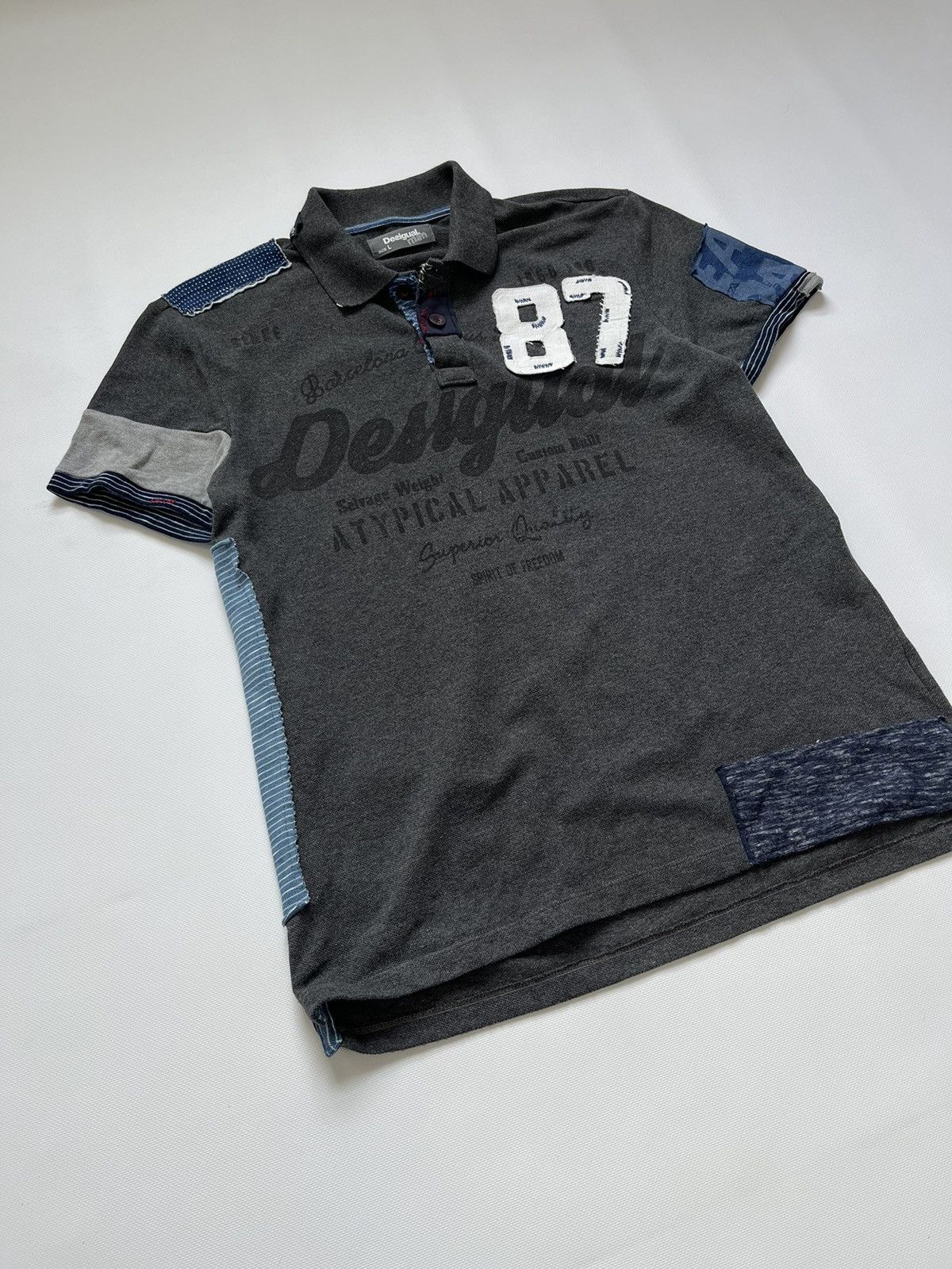 Desigual Desigual Putch Work Y2K Polo Size US L / EU 52-54 / 3 - 4 Thumbnail