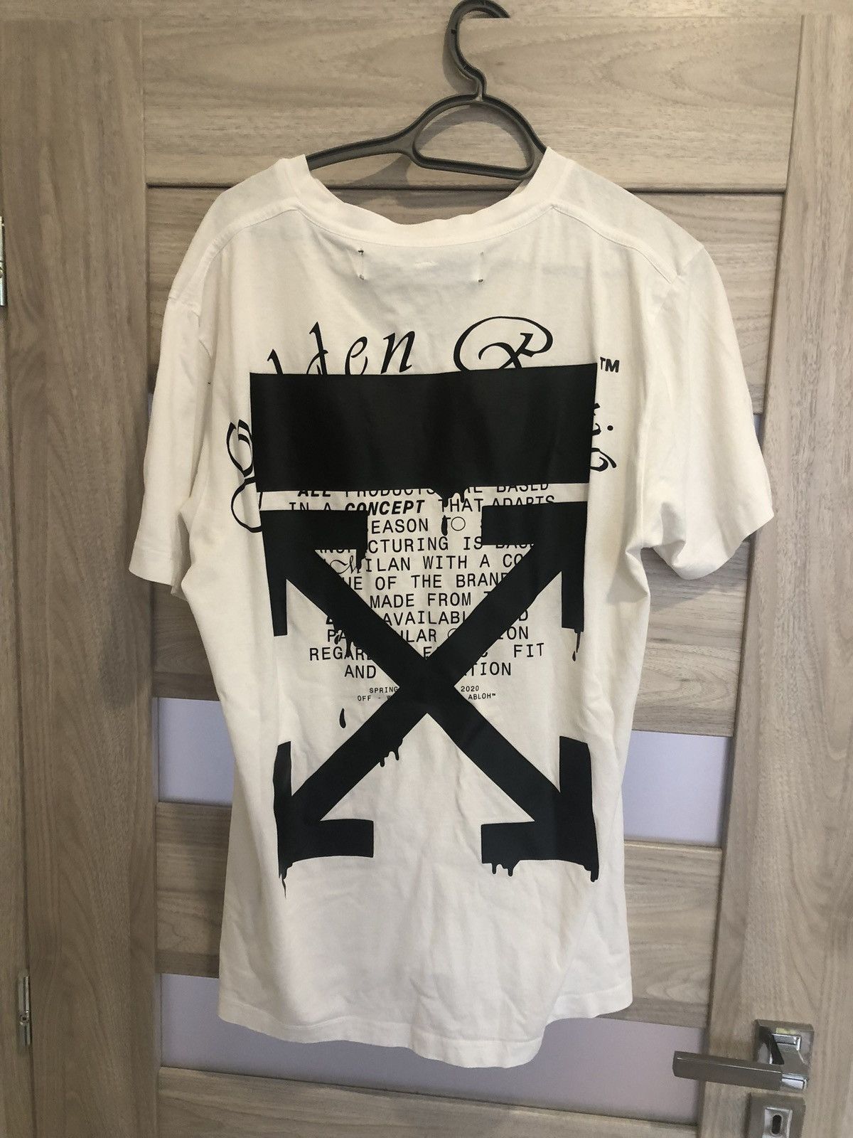 Off-White Off-White Golden Ratio tee Size US XL / EU 56 / 4 - 2 Thumbnail