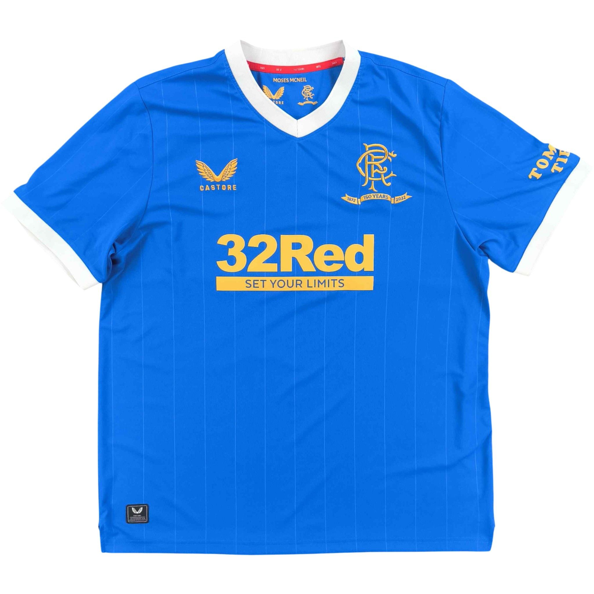 Castore Rangers 2021-22 Castore home football jersey shirt size XXL Size US XXL / EU 58 / 5 - 1 Thumbnail
