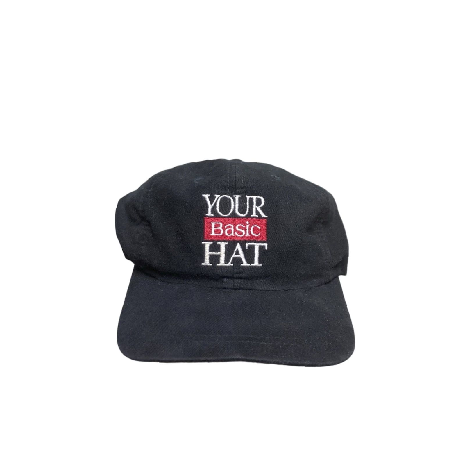 Vintage VINTAGE Unbranded SnapBack Baseball Cap Hat Adjus table 90s Y2K Black Mens Funny Novelty Topic Size ONE SIZE - 1 Thumbnail