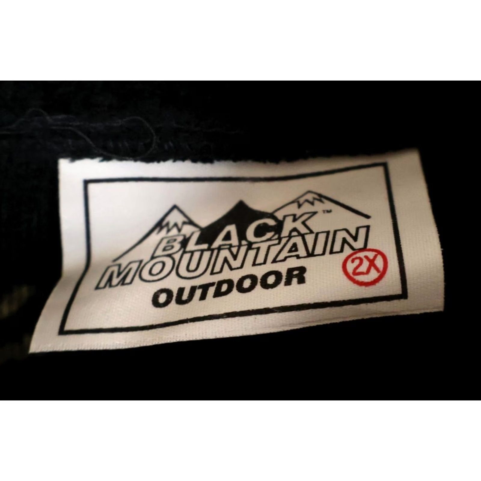Vintage VINTAGE Black Mountain Women's Jacket 2X Black Pinecones Full Zip Fleece Unlined Pockets Geometric 90s Nature Outdoor Casual USA Brand Black Mountain Size XXL / US 16-18 / IT 52-54 - 3 Thumbnail