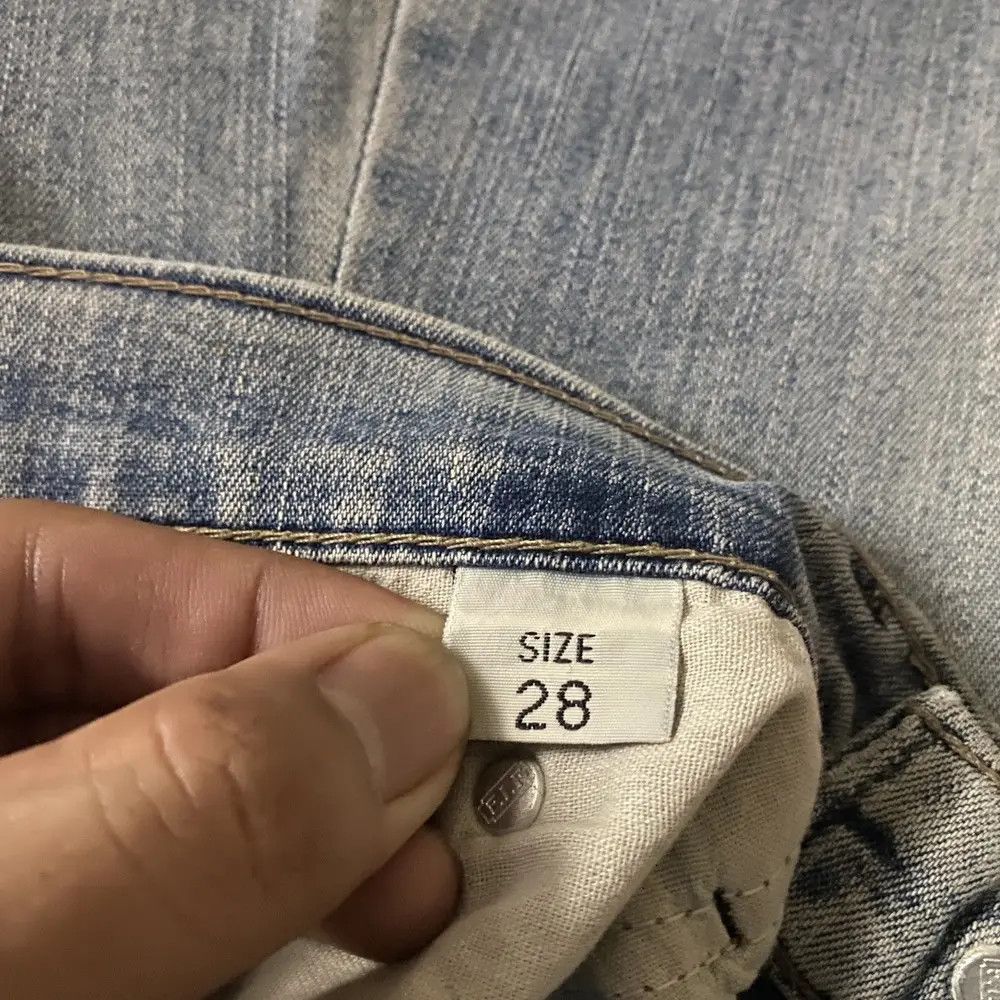 Vintage 2000's Fif Flared Seawash Baggy Jeans Size US 28 / EU 44 - 15 Thumbnail