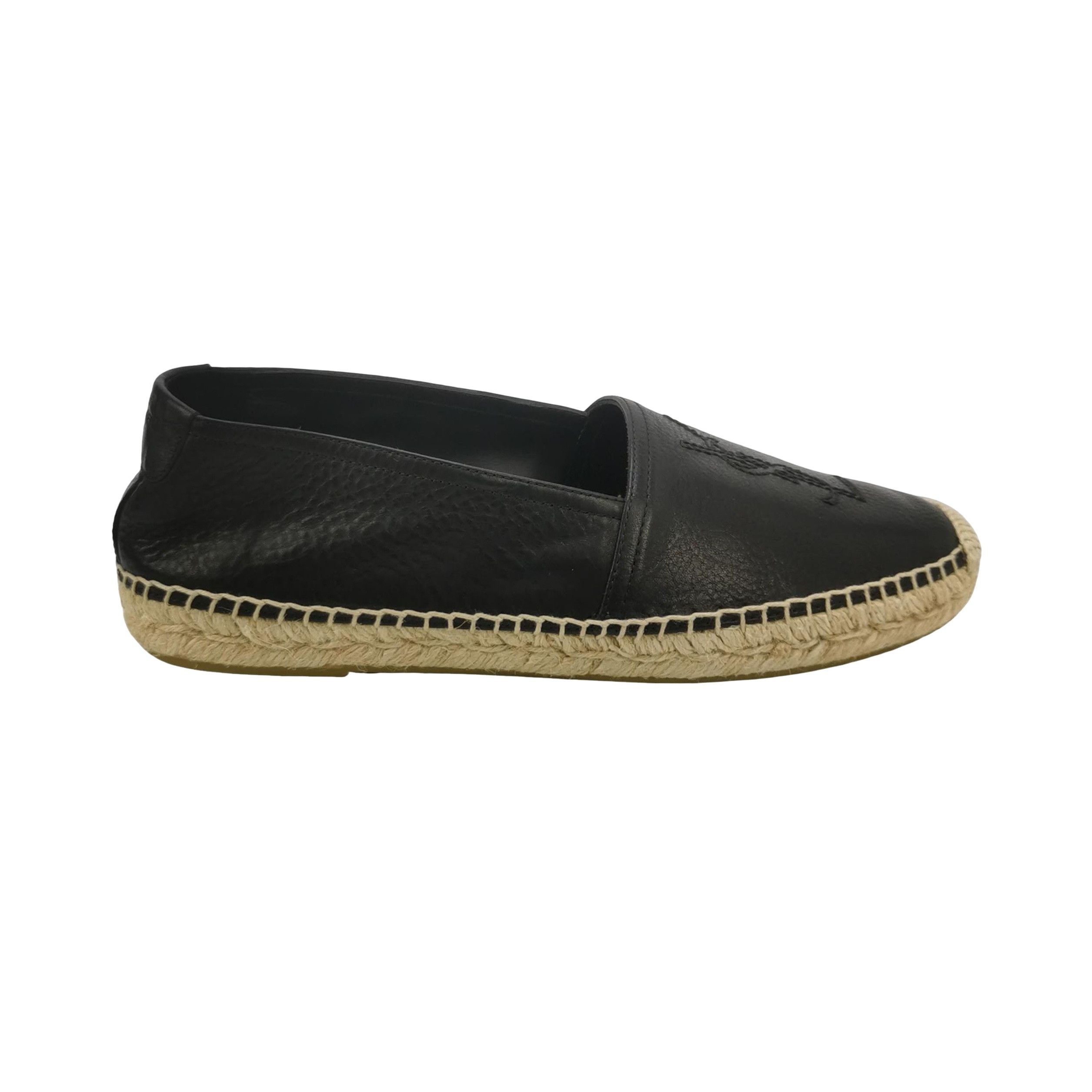 Saint Laurent Paris Saint Laurent Leather Logo Espadrilles 40 Size US 7 / EU 40 - 1 Thumbnail