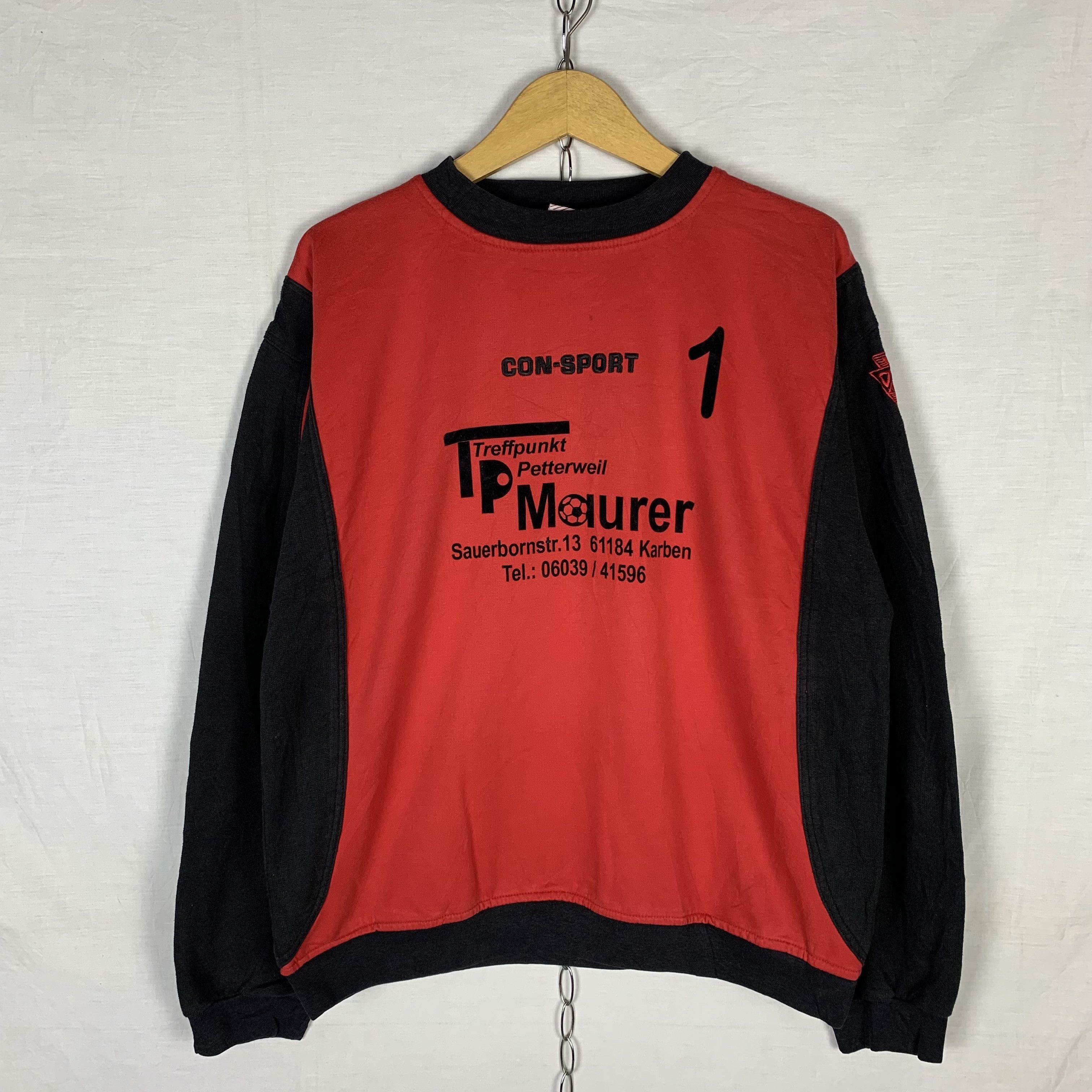 Vintage Vintage Handball TV Petterweil Con-Sport Sweatshirt Crewneck Size US L / EU 52-54 / 3 - 1 Thumbnail