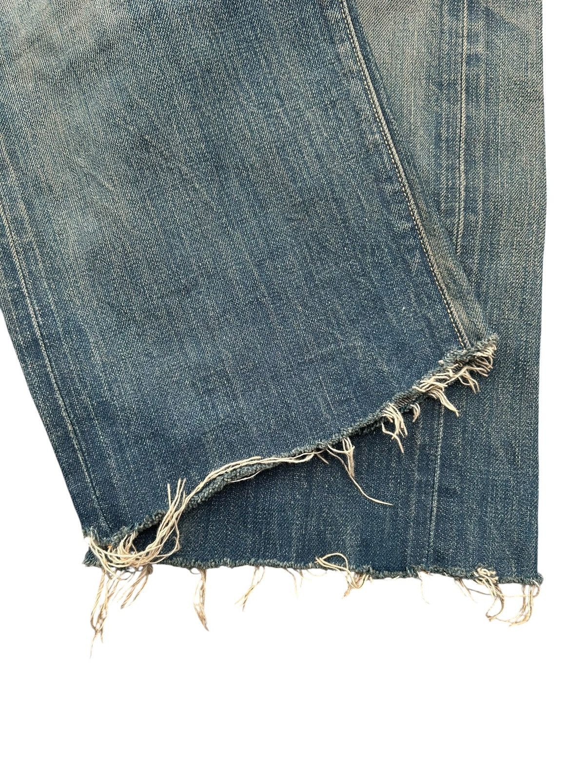 Kapital Thrashed Vintage Sugar Cane Selvedge Denim Jeans Grunge Size US 34 / EU 50 - 15 Thumbnail