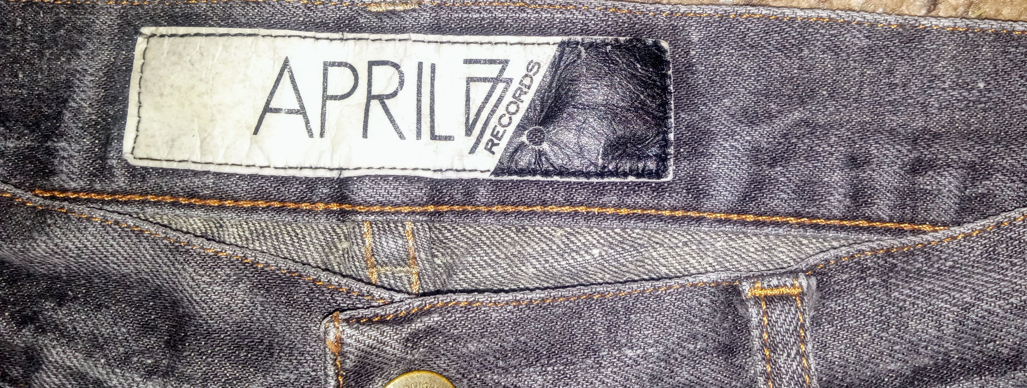 April 77 April 77 Records Black redline Japanese Selvedge Denim 33x23 Size US 33 - 2 Thumbnail
