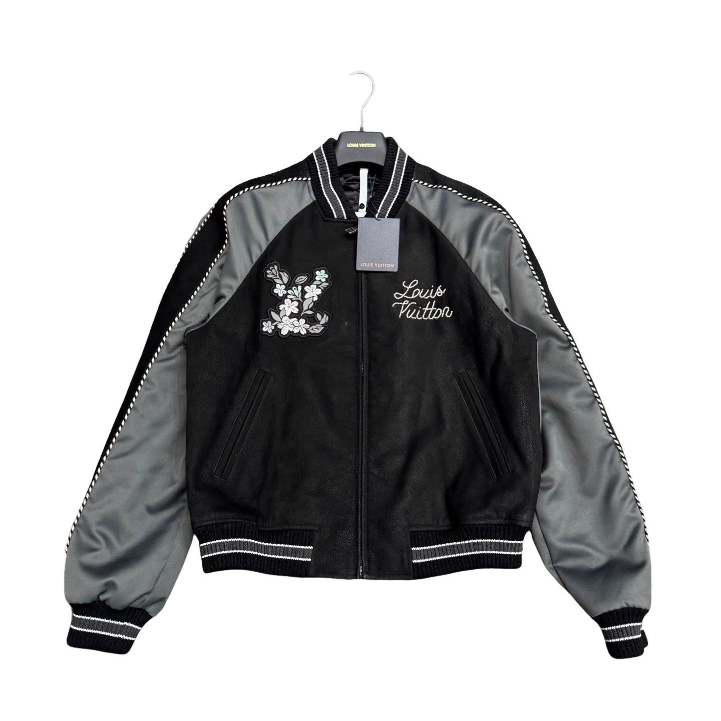 Louis Vuitton Louis Vuitton x Nigo Pearl Letter Bomber Jacket 48 Size US M / EU 48-50 / 2 - 1 Thumbnail