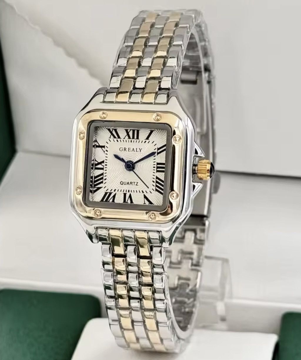 Jewelry Vintage 90s vintage retro luxury style quartz watch Size ONE SIZE - 2 Thumbnail