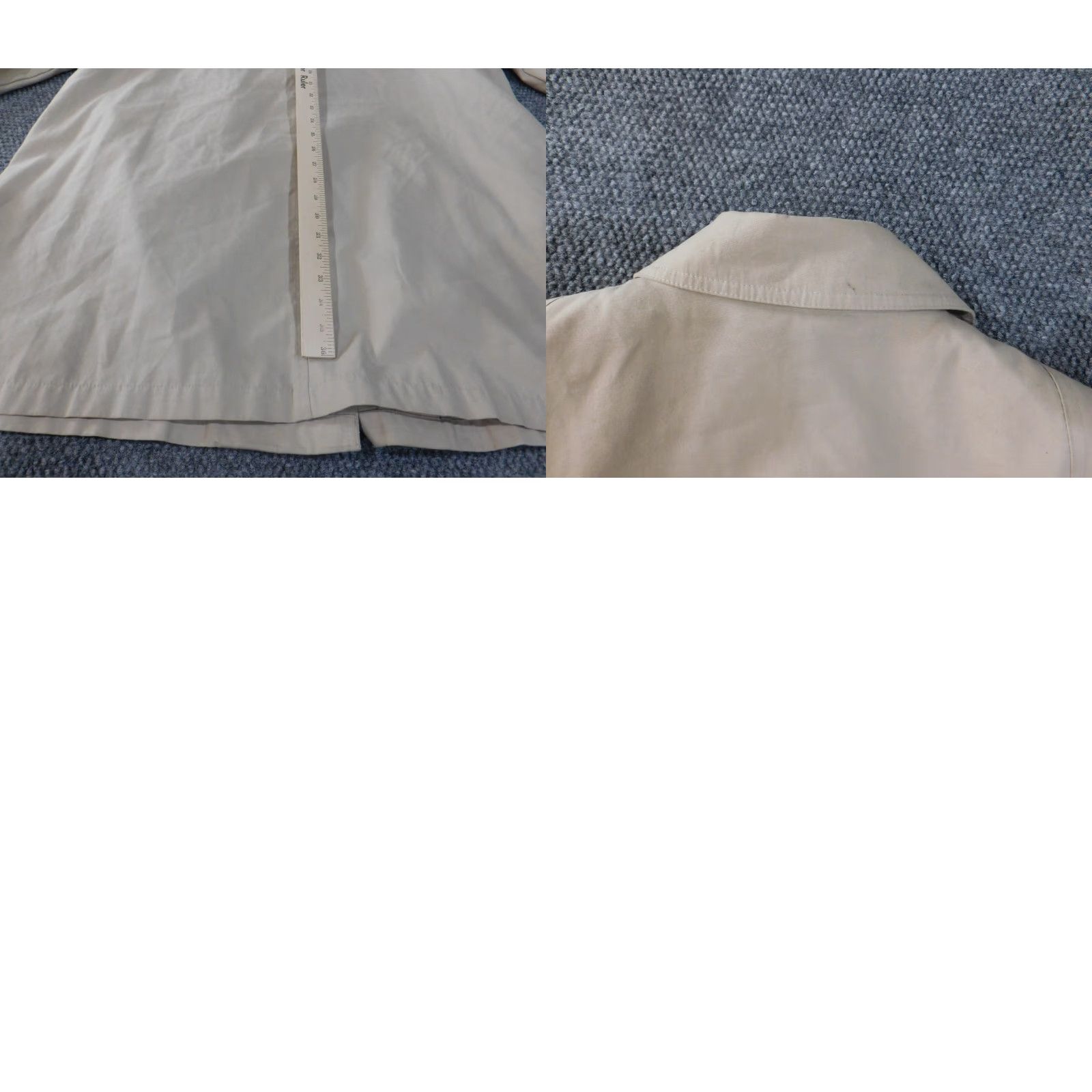 London Fog LONDON FOG Trench Coat Womens 14 Beige Button Classic Lined Winter Casual Formal Coat Jacket Size XL / US 12-14 / IT 48-50 - 9 Thumbnail