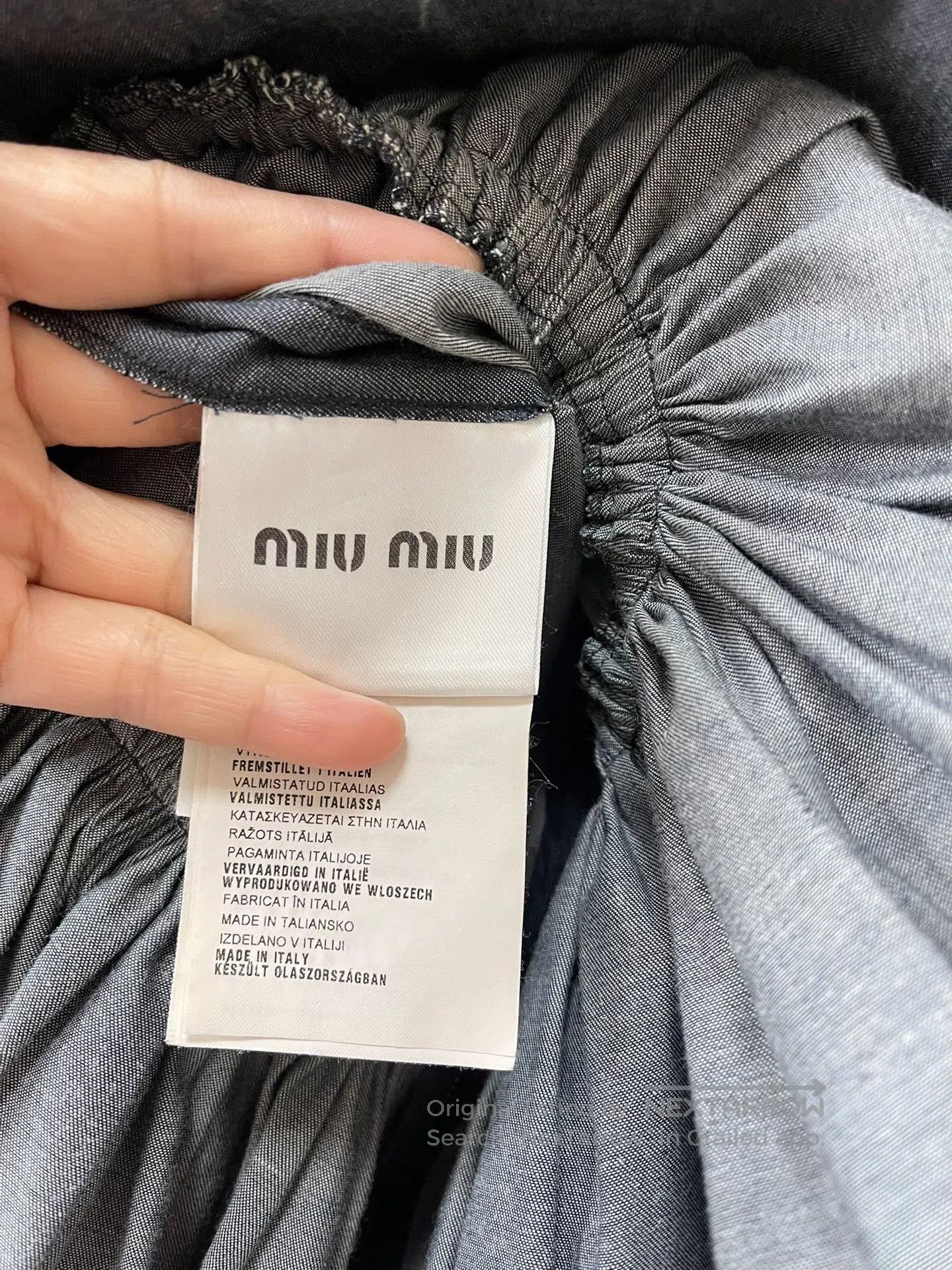 Miu Miu Miu Miu Runway Yang Mi Denim Dress. Size M / US 6-8 / IT 42-44 - 3 Thumbnail