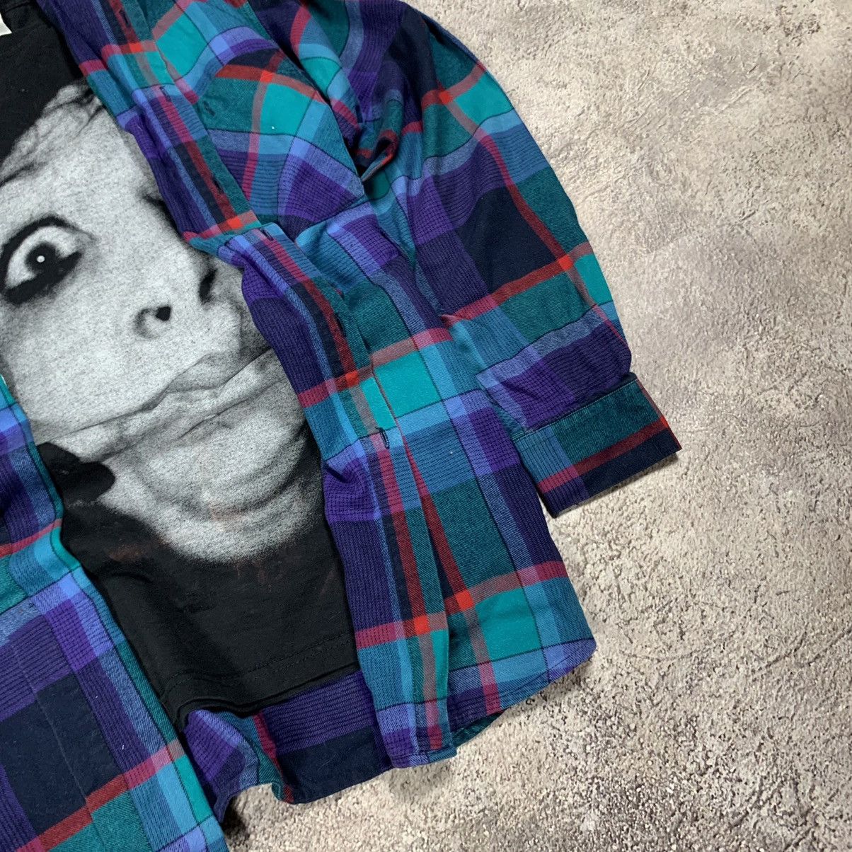 Vintage Vintage 90s Plaid Shirt Graphic Streetwear Grunge Oversized Size US L / EU 52-54 / 3 - 3 Thumbnail