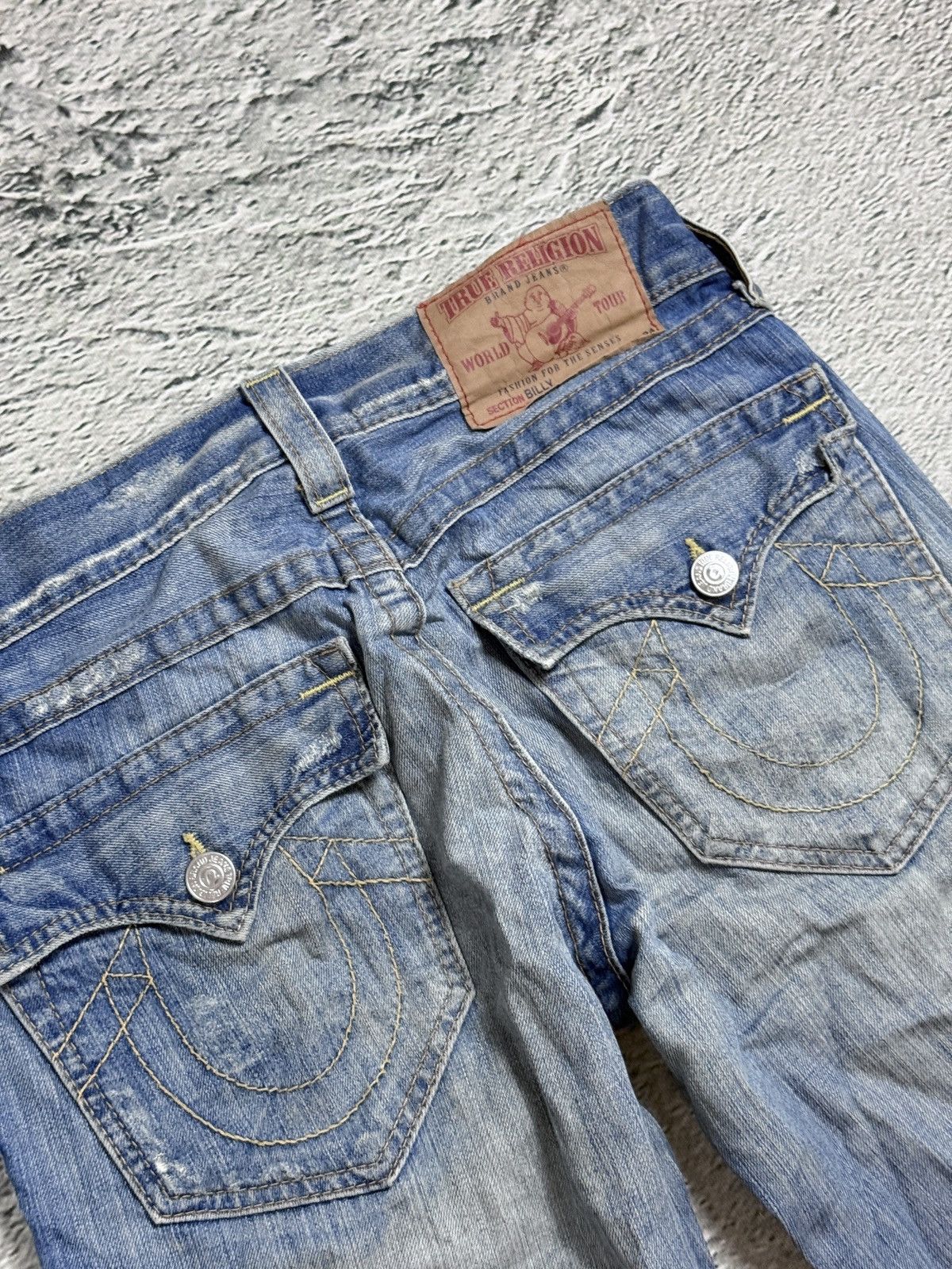 True Religion True Religion jeans vintage Ricky denim pants baby blue Size US 30 / EU 46 - 2 Thumbnail