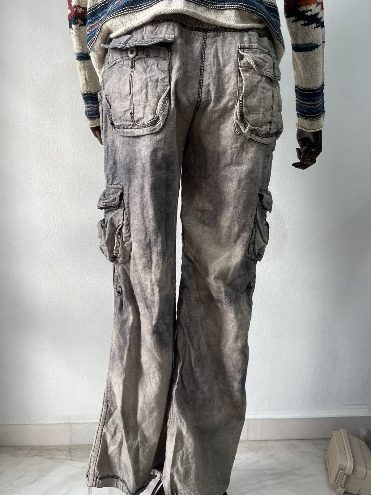 GOA Goa 3D Pocket Flare Cargo Pants Size US 32 / EU 48 - 7 Thumbnail