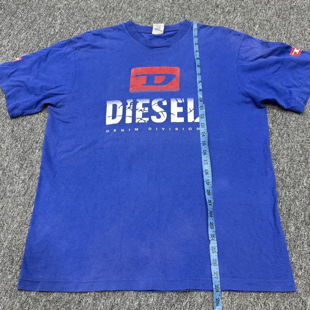 Diesel × Vintage Diesel Big Logo Tshirt L Size Size US L / EU 52-54 / 3 - 8 Thumbnail