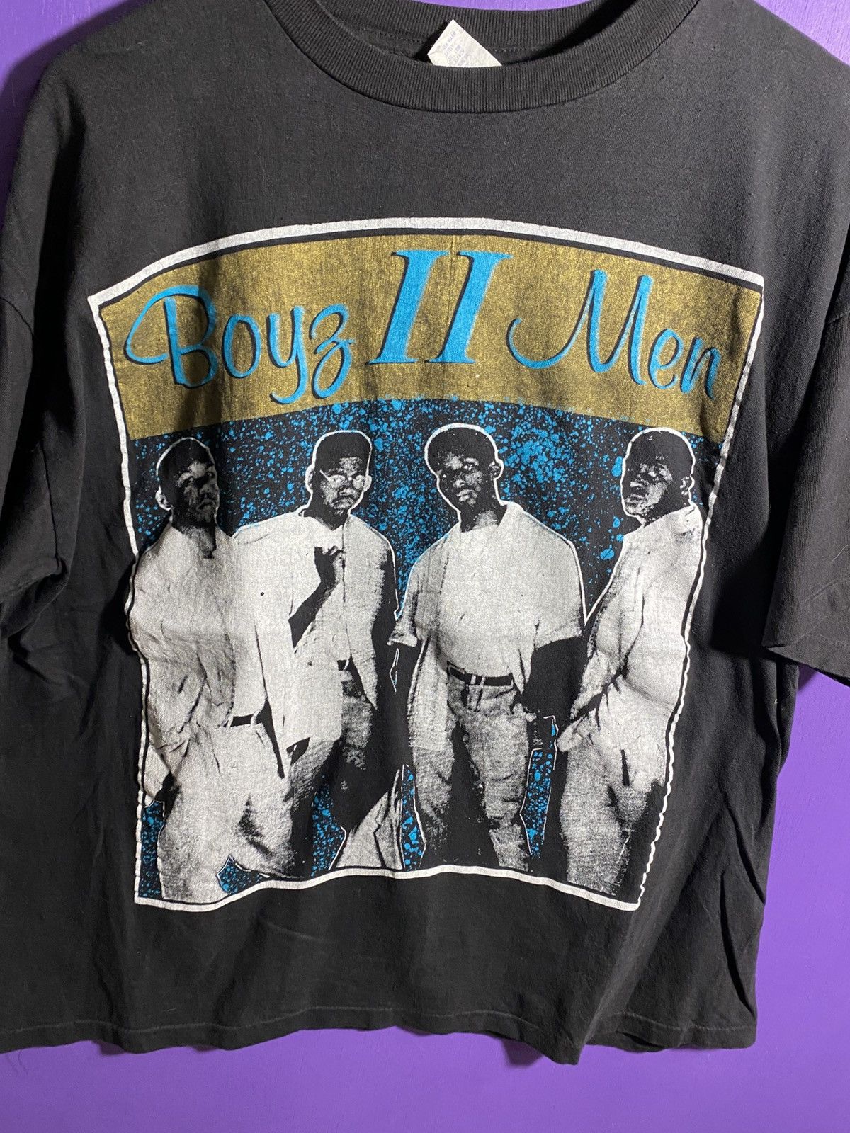 Rap Tees Vintage 1995 Boyz 2 Men tour rap tee Size US XL / EU 56 / 4 - 3 Thumbnail
