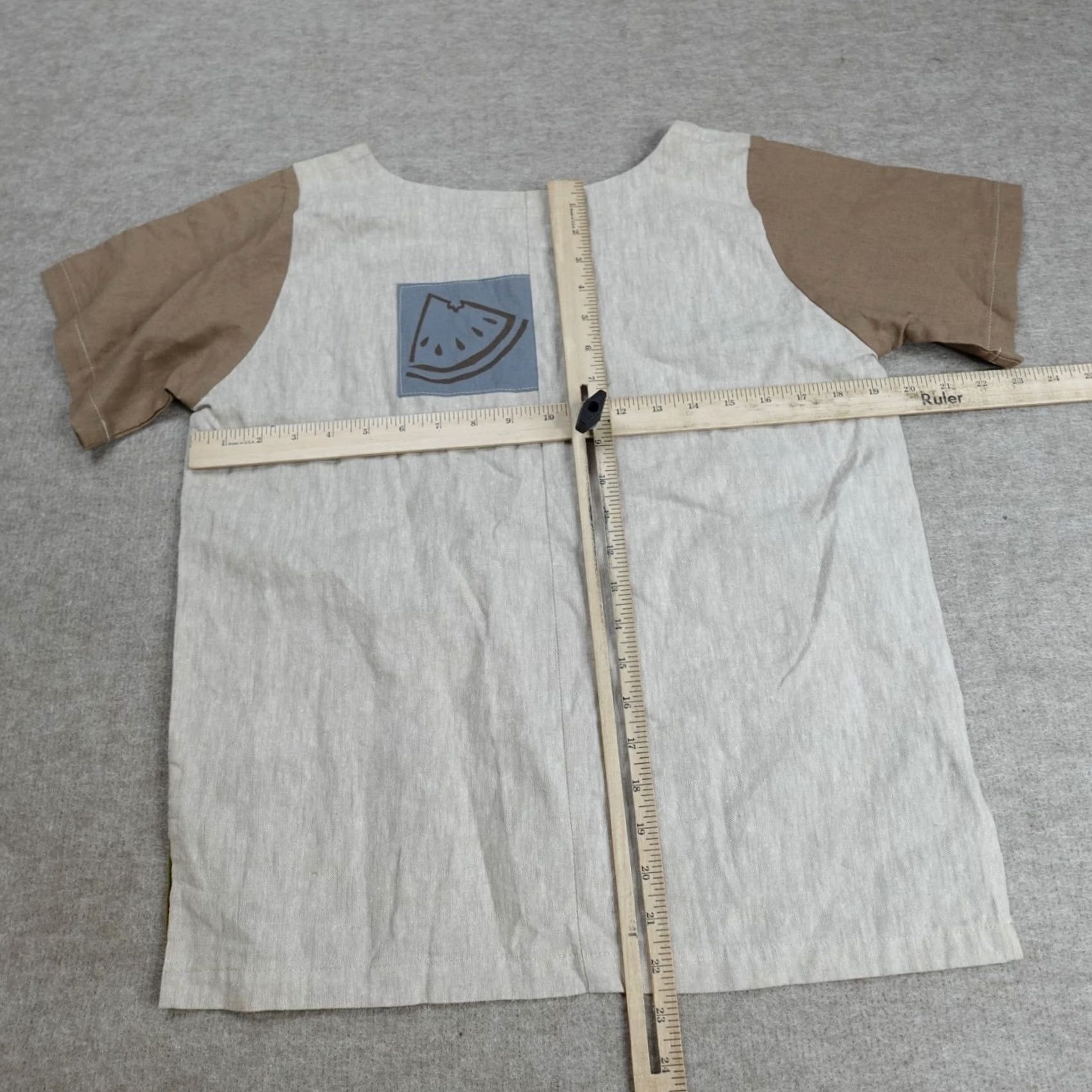 Doublet Melons Womens Top Small Beige Lagenlook Art To Wear Size S / US 4 / IT 40 - 3 Thumbnail
