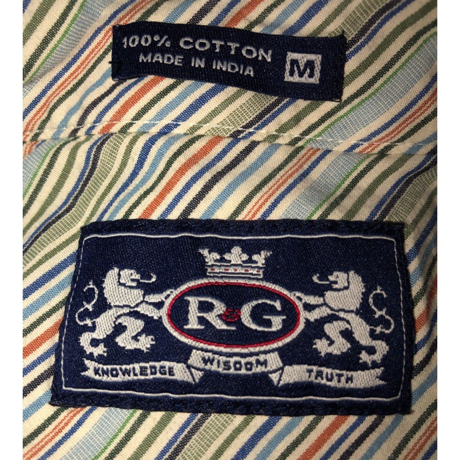 Robert Graham Robert Graham R&G Mens Plaid Button Front Long Sleeve Shirt Size M Size US M / EU 48-50 / 2 - 5 Thumbnail