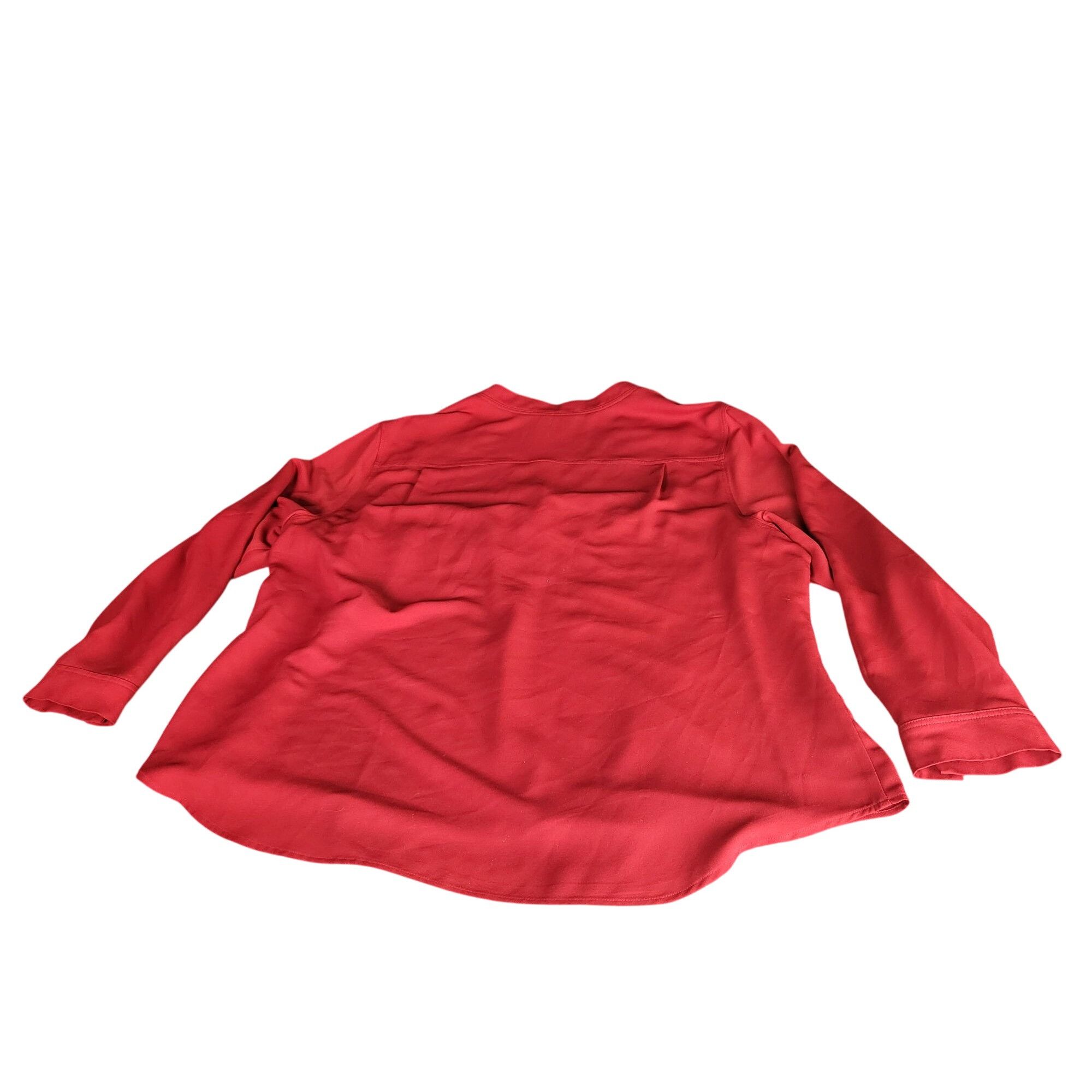 Nine West Nine West Blouse Women Sz 3XL Red Plus Size Festive Active B Size 3XL / US 20-22 - 9 Thumbnail