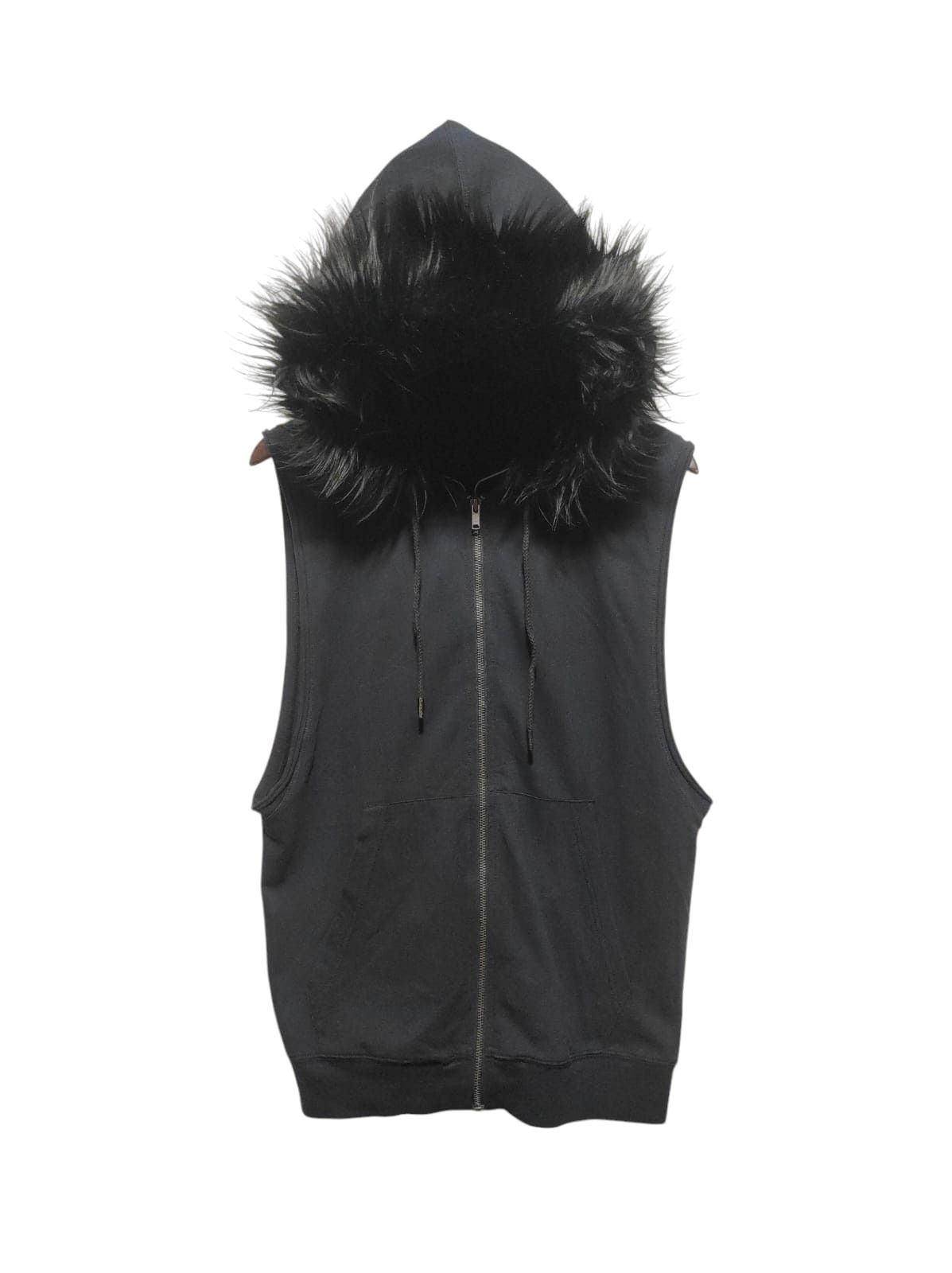 If Six Was Nine 5cm Black Zipper Fur Hoodie Vest LGB i6w9 style Size US S / EU 44-46 / 1 - 1 Thumbnail