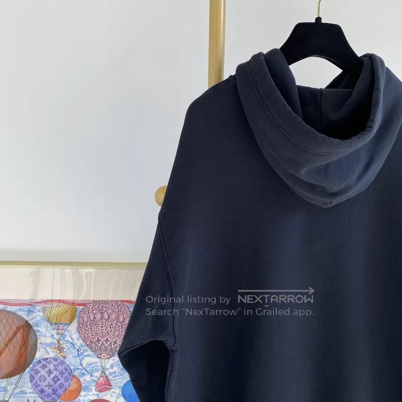 Balenciaga Balenciaga Black Letter Logo Hoodie Size US XS / EU 42 / 0 - 5 Thumbnail