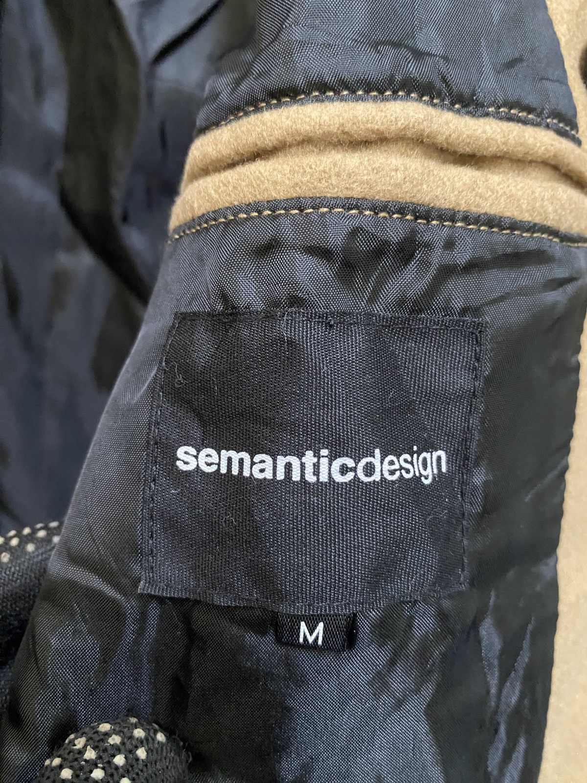 semanticdesign VINTAGE SEMANTIC DESIGN DOUBLE COLLAR JACKET Size US M / EU 48-50 / 2 - 6 Thumbnail