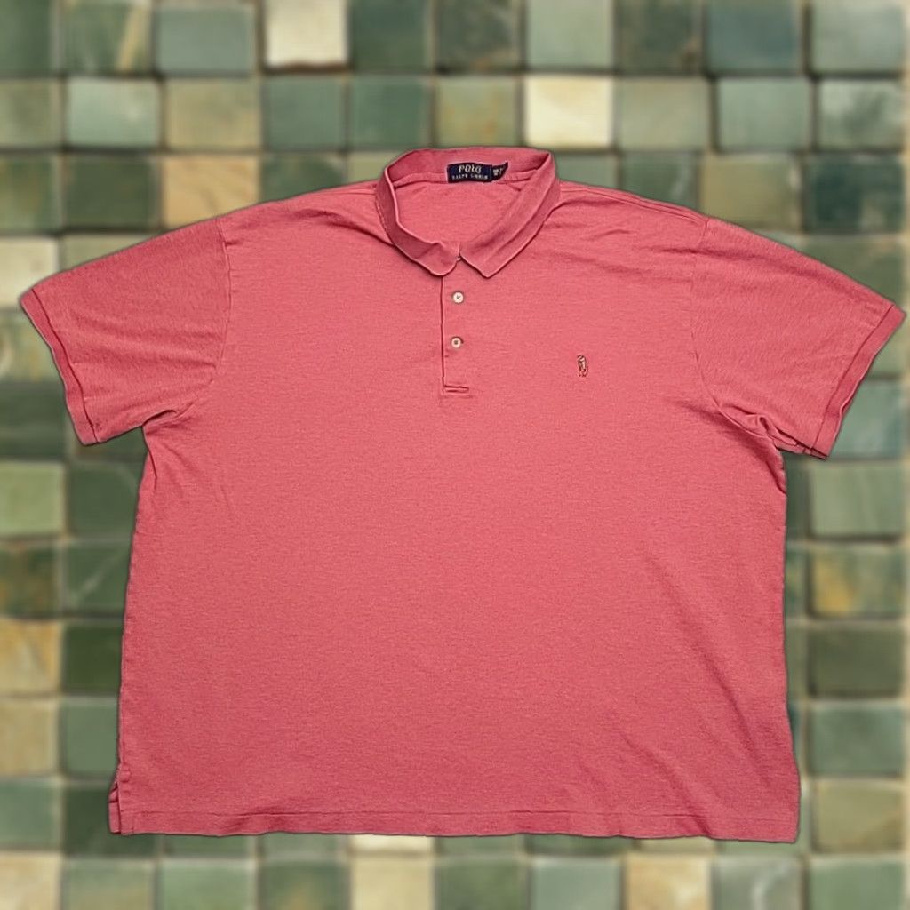 Polo Ralph Lauren Polo Ralph Lauren Shirt Mens 3XB XXXL Big Red Heather 100% Cotton Pony Golf Size US XXL / EU 58 / 5 - 1 Thumbnail