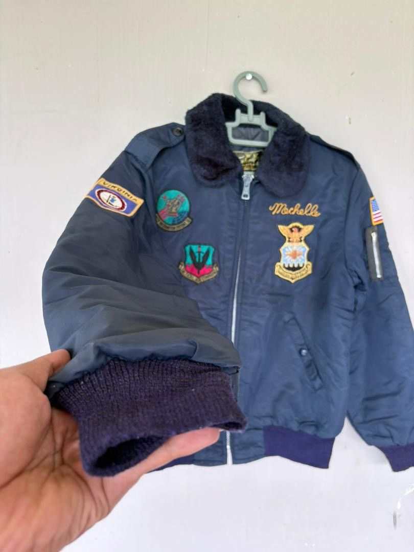 Vintage Vintage 90 MA-1 Flight Jacket USAF Tactical Air Command Size US XS / EU 42 / 0 - 2 Thumbnail
