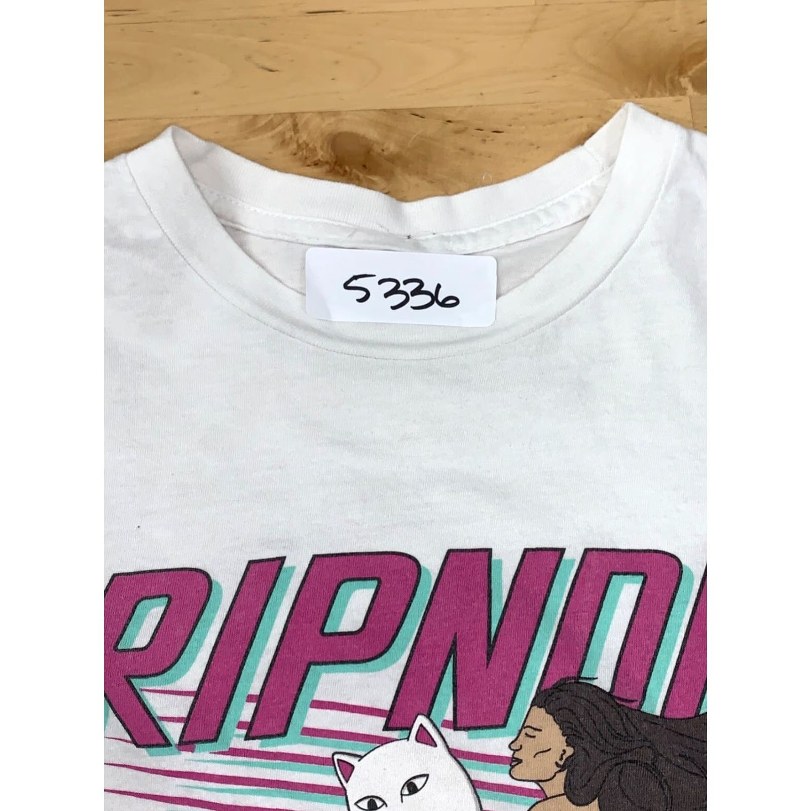 RIPNDIP VINTAGE Rip N Dip Graphic T Shirt XS White Motorcycle Racing 5336 Mens Size US XS / EU 42 / 0 - 4 Thumbnail