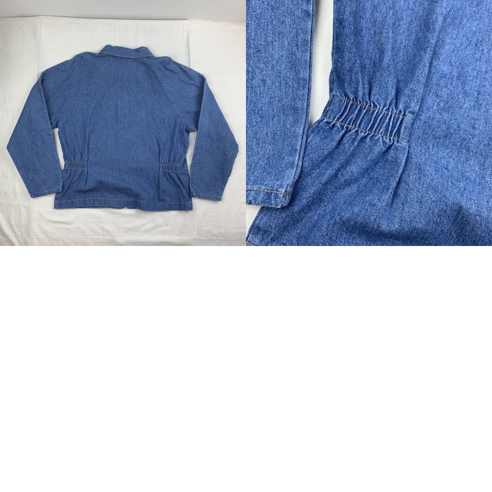 Vintage VINTAGE Crossroads Denim Jacket Medium Blue Full Zip Womens 90s Size M / US 6-8 / IT 42-44 - 8 Thumbnail