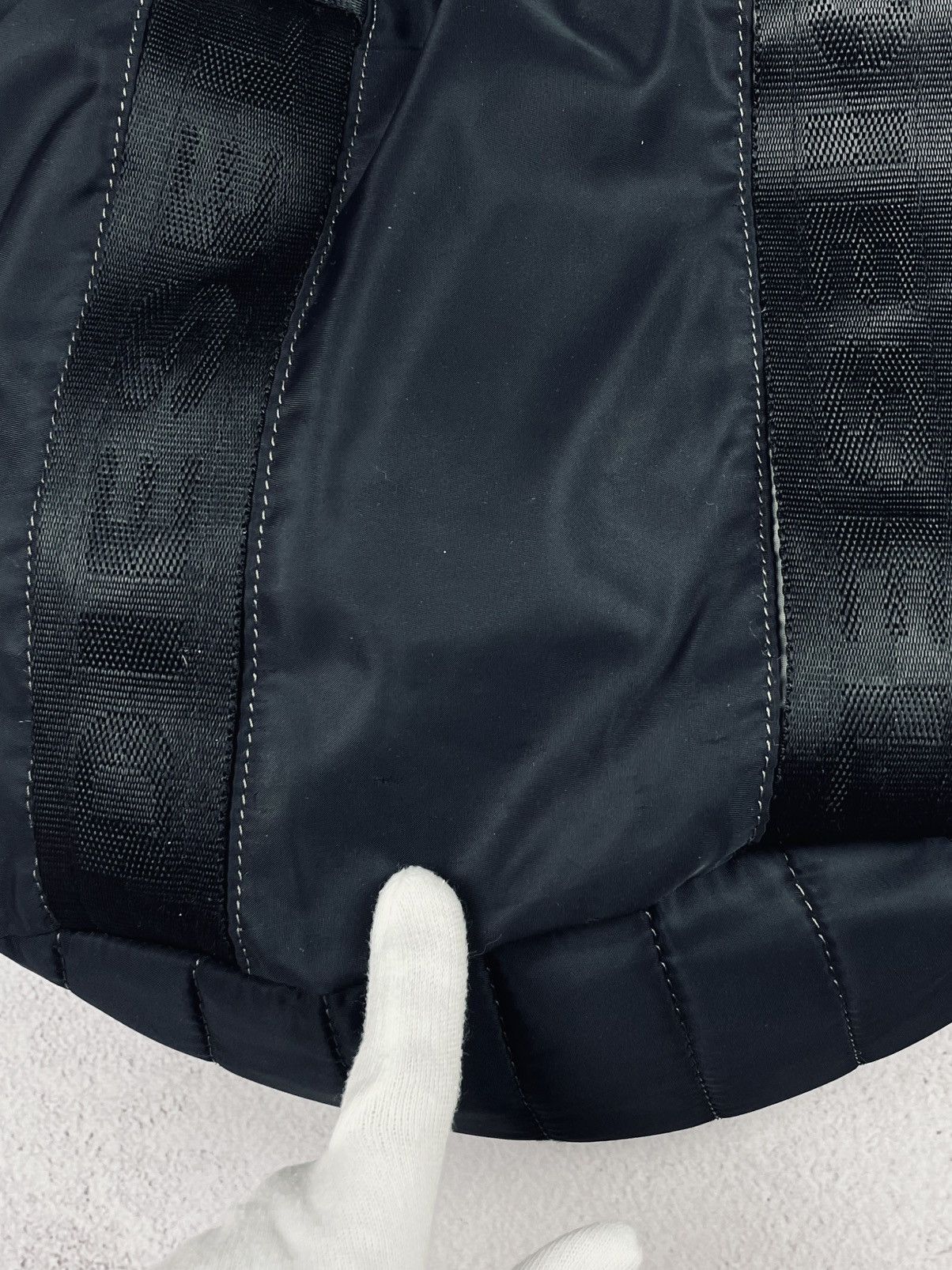 Diesel × Vintage Rare! Vintage y2k Diesel Black Bag Size ONE SIZE - 11 Thumbnail