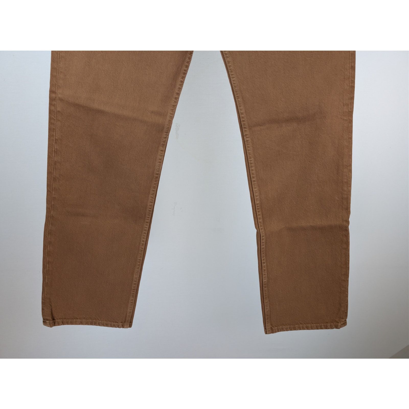 Jacquemus o1rshd1 Le de Nîmes Straight-Leg Denim Jeans Camel / Beige Size US 32 / EU 48 - 4 Thumbnail