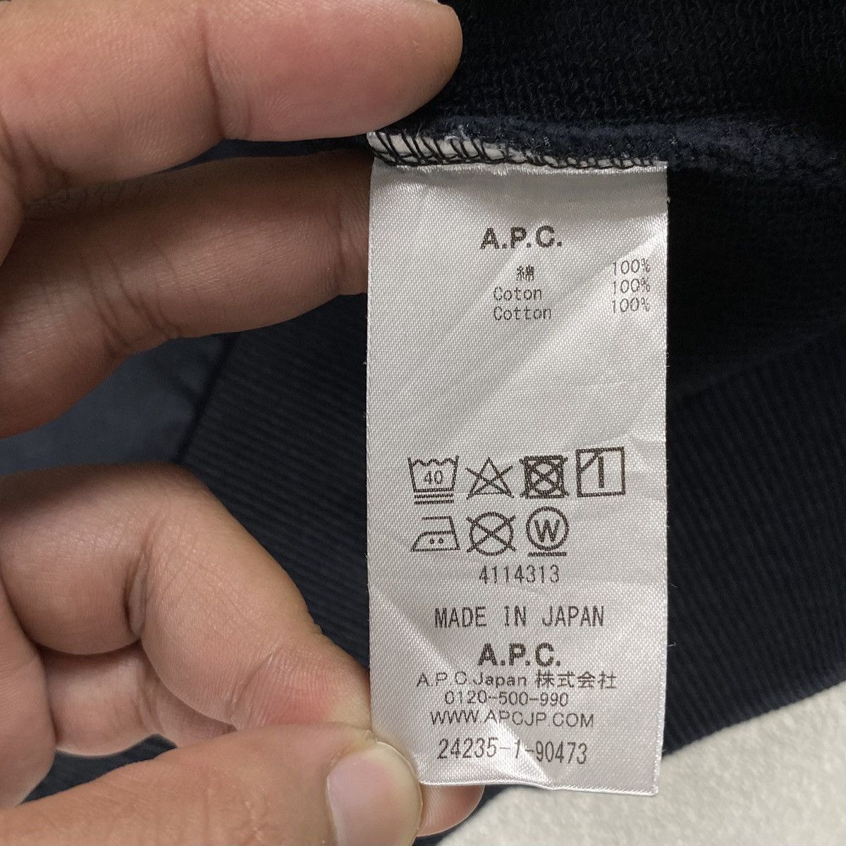 A.P.C. A.P.C. Black Cory Sweatshirt Size US M / EU 48-50 / 2 - 6 Thumbnail