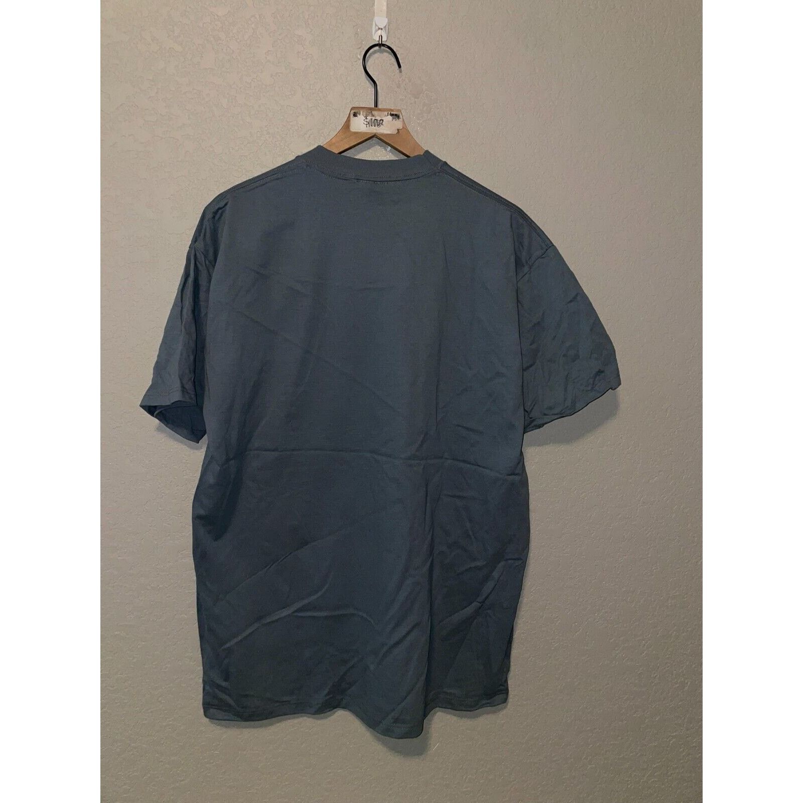 Jerzees Vintage Montana Fishing Shirt Fish USA Tee Blue VTG 90s L Size US L / EU 52-54 / 3 - 6 Thumbnail