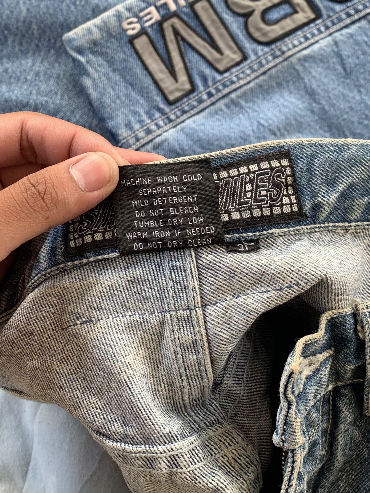 JNCO × Vintage Vintage SBM Sir benni miles new york baggy jeans Size US 31 - 10 Thumbnail