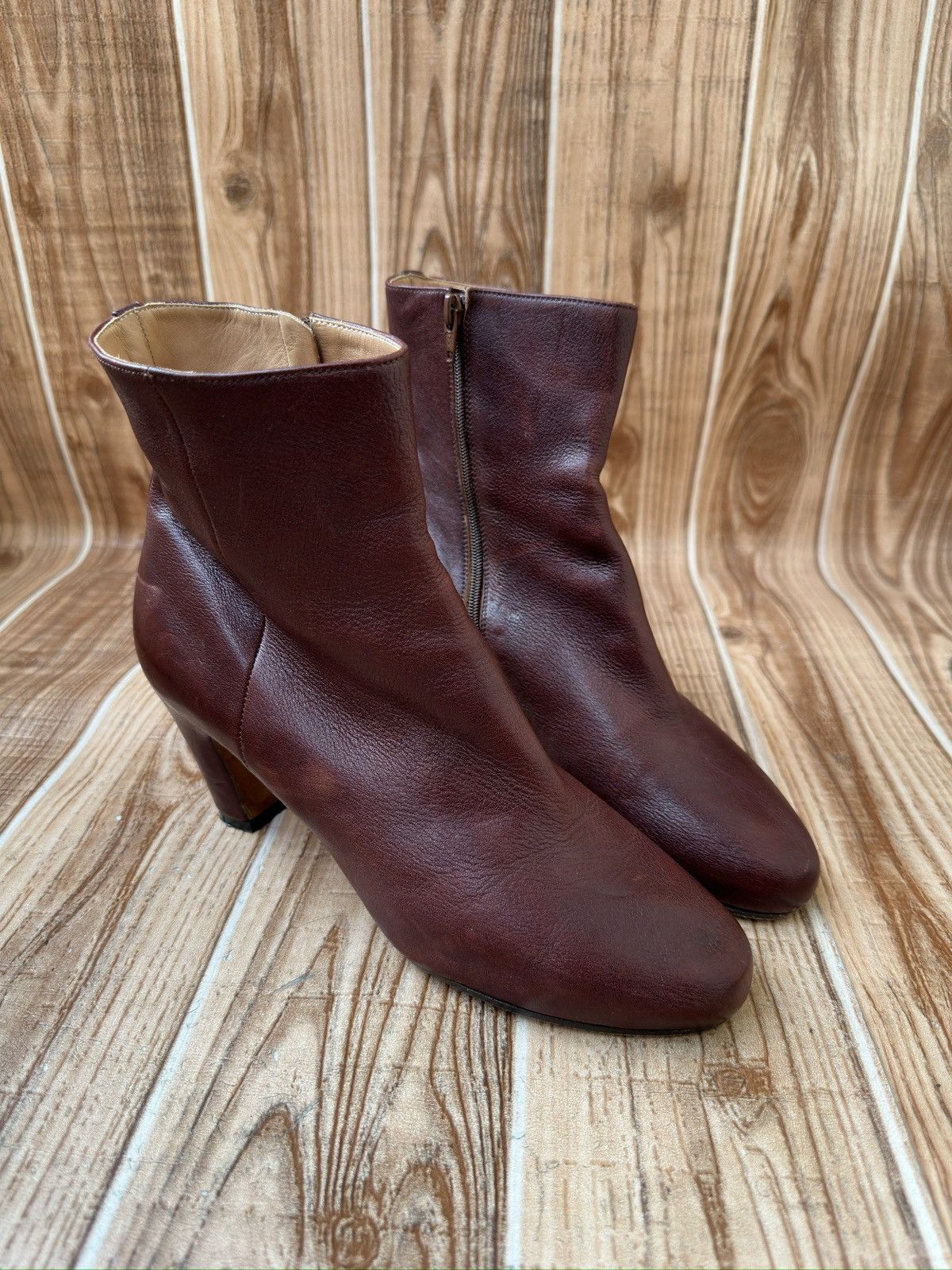 Maison Margiela Maison Martin Margiela Curved Heeled Boots Line 22 Size US 9 / IT 39 - 2 Thumbnail