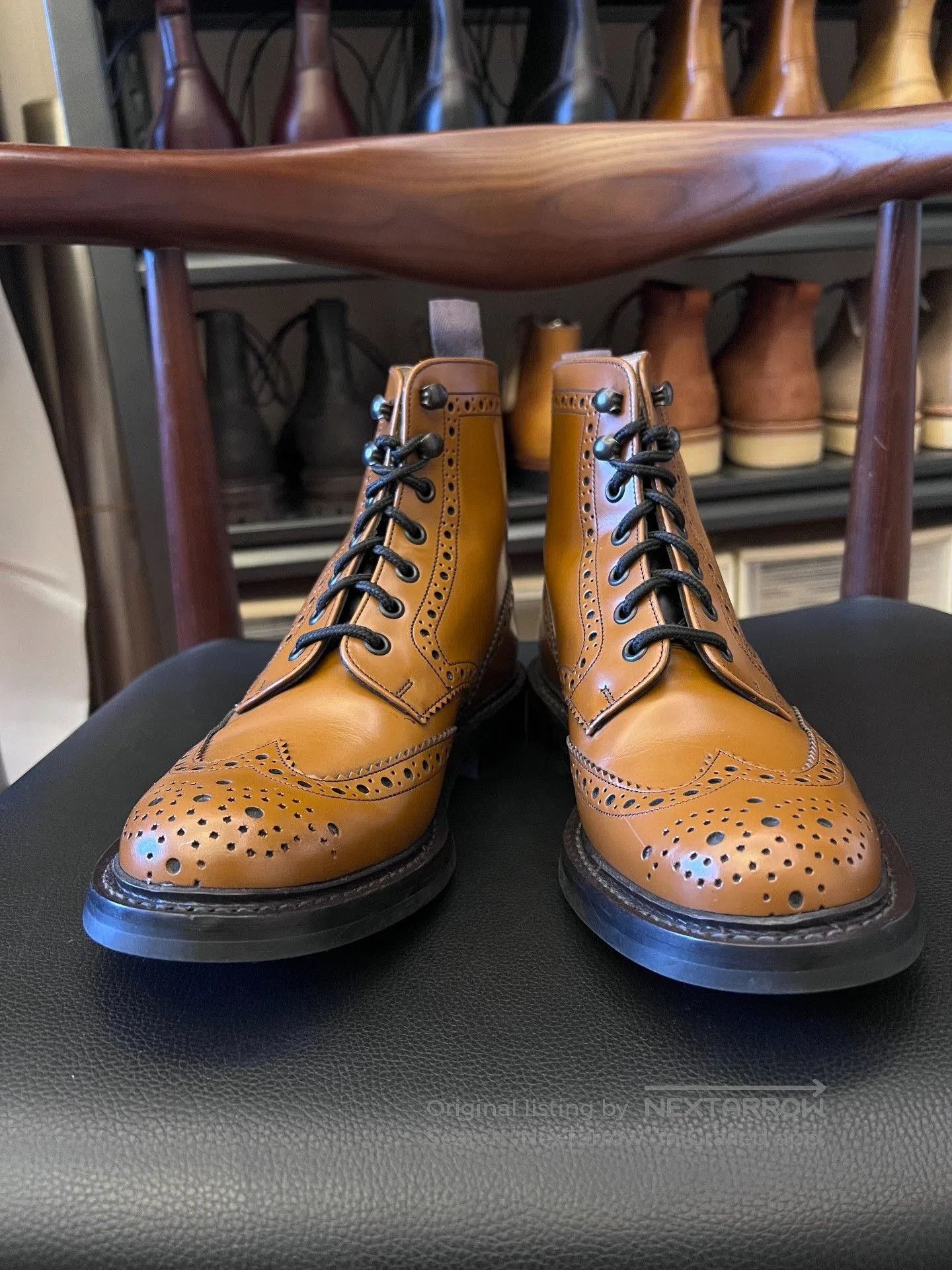 Church's Church's Women's Carved Derby Boots. Size US 7.5 / IT 37.5 - 3 Thumbnail